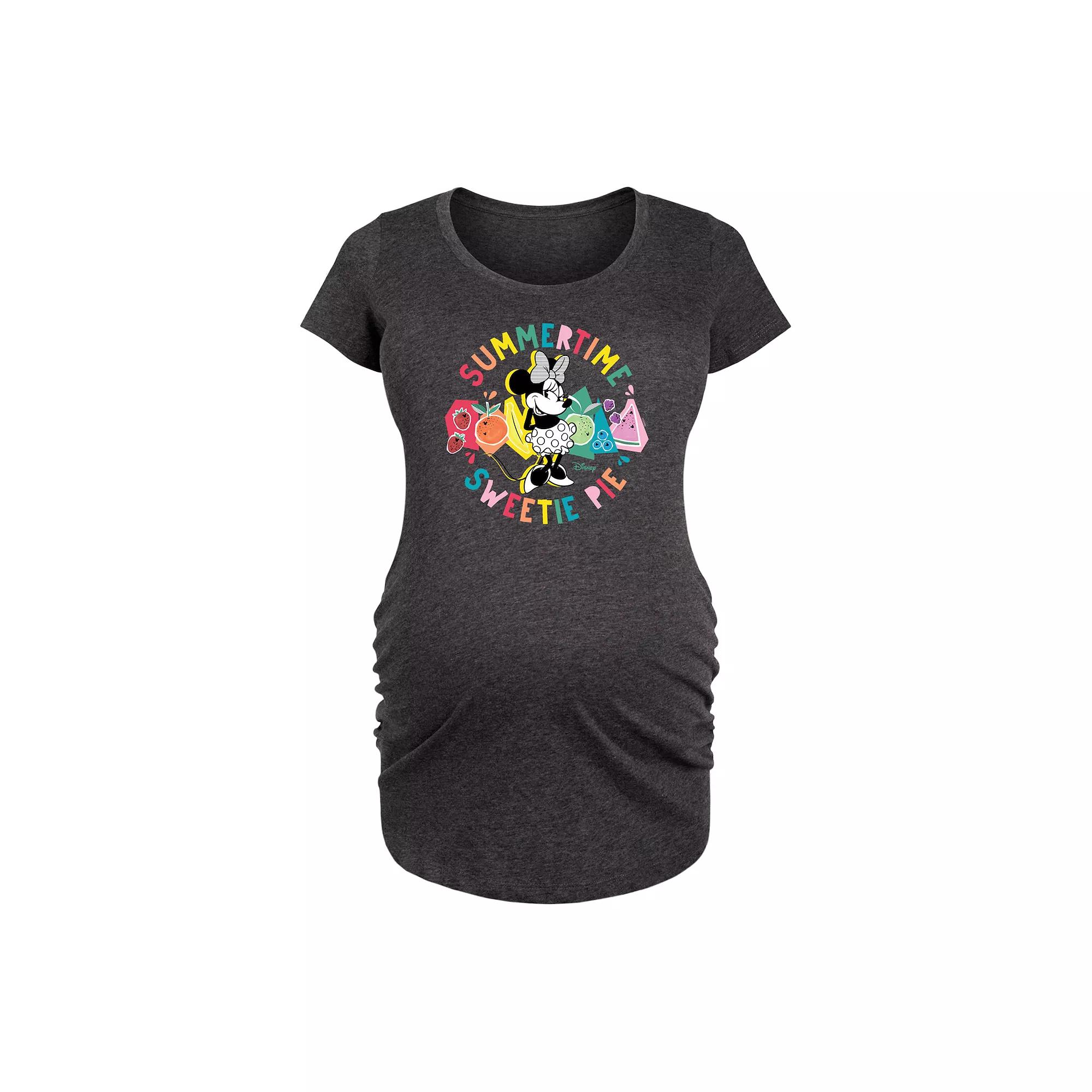Disney's Lilo & Stitch Maternity Angel Flower Graphic Tee, Women's,  Product Image