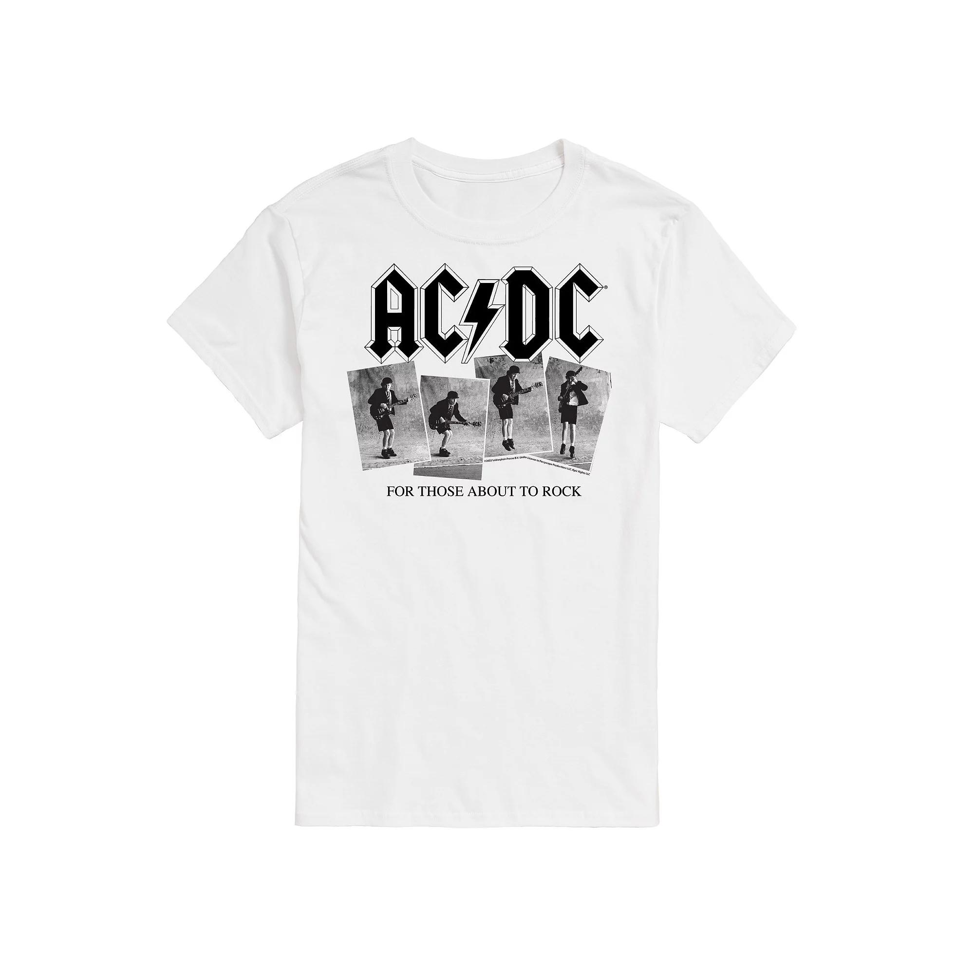 Big & Tall ACDC Photo Sequence Tee, Men's,  Product Image
