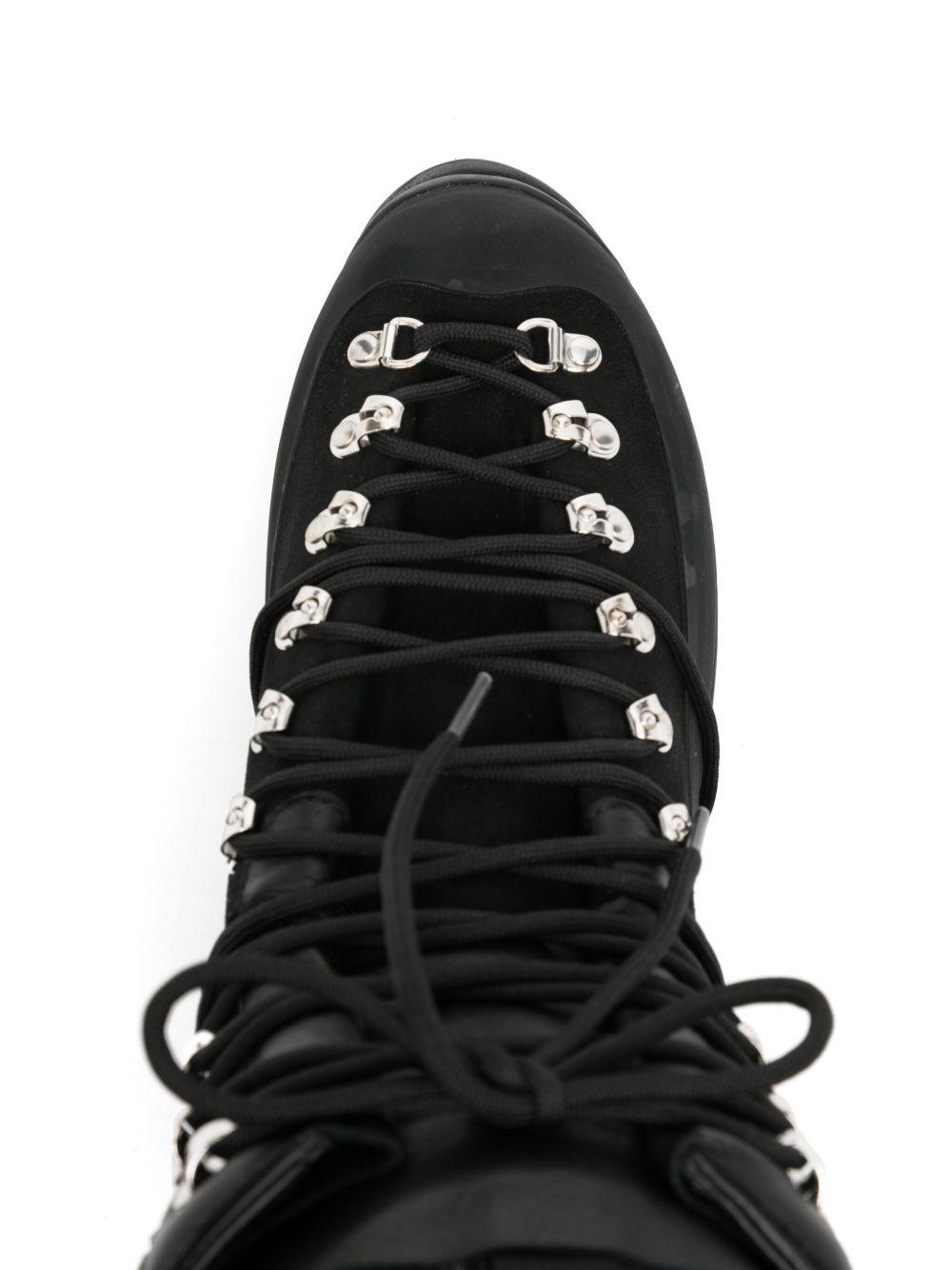 lace-up leather hiking boots Product Image