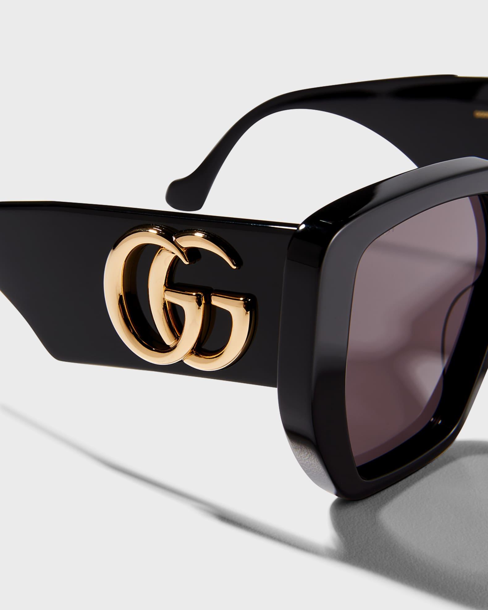 Oversized Square Acetate Sunglasses Product Image