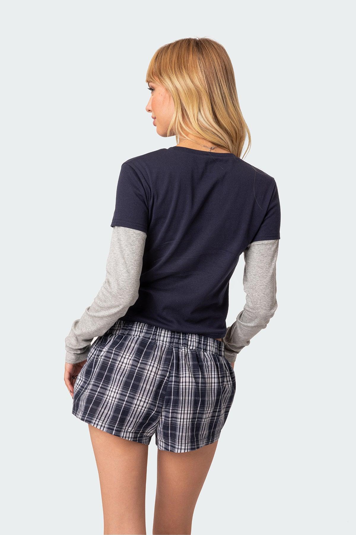 Mood Layered Long Sleeve T Shirt Product Image