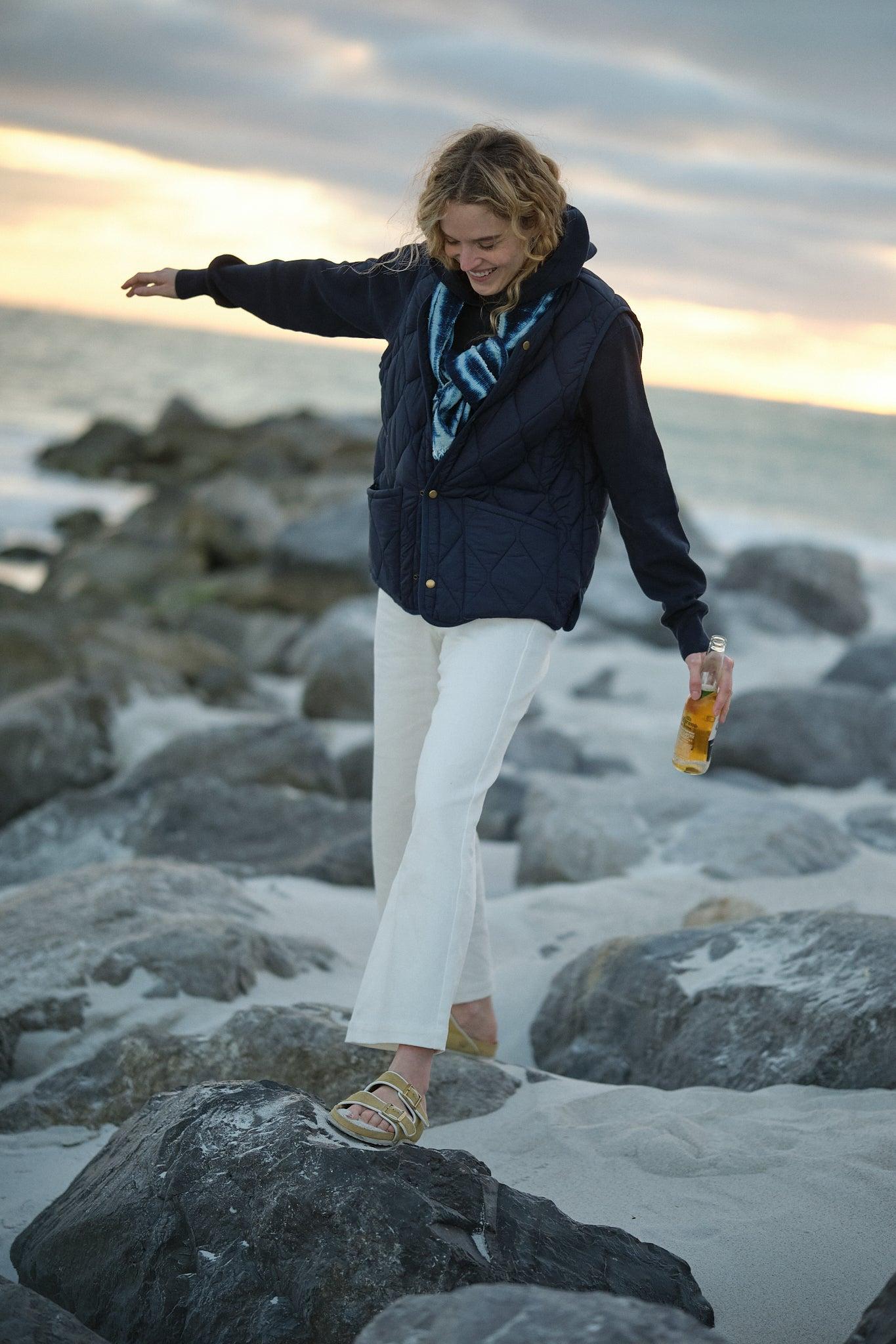 Women's Five Pocket Jean in White Denim Product Image