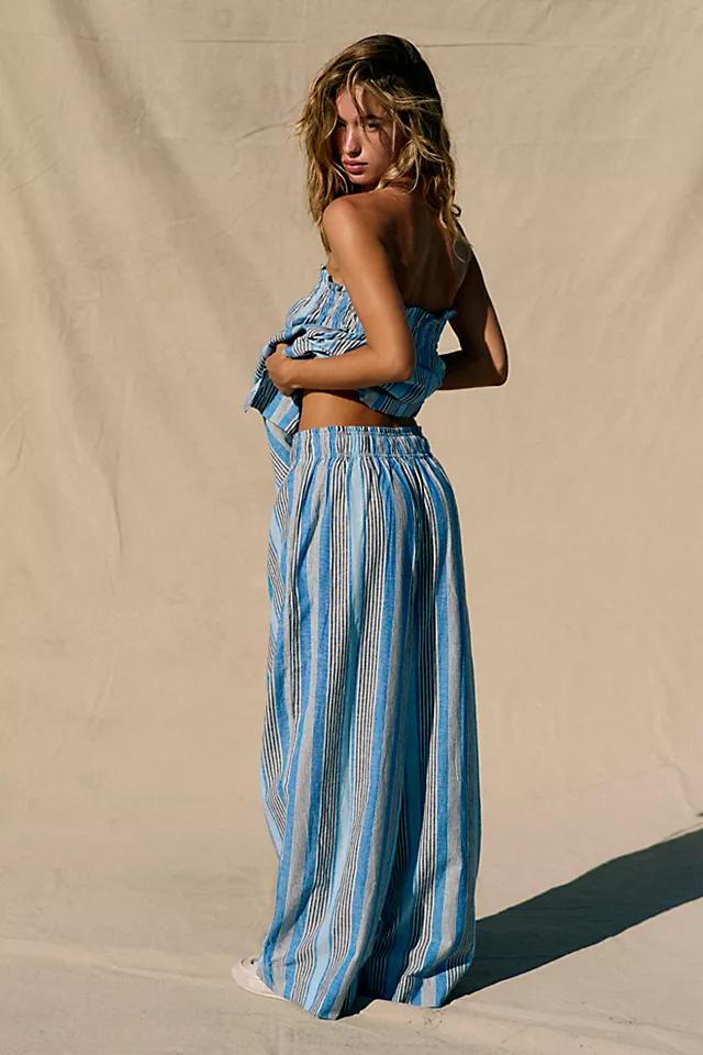 Corfu Striped Cotton-Linen Set Product Image