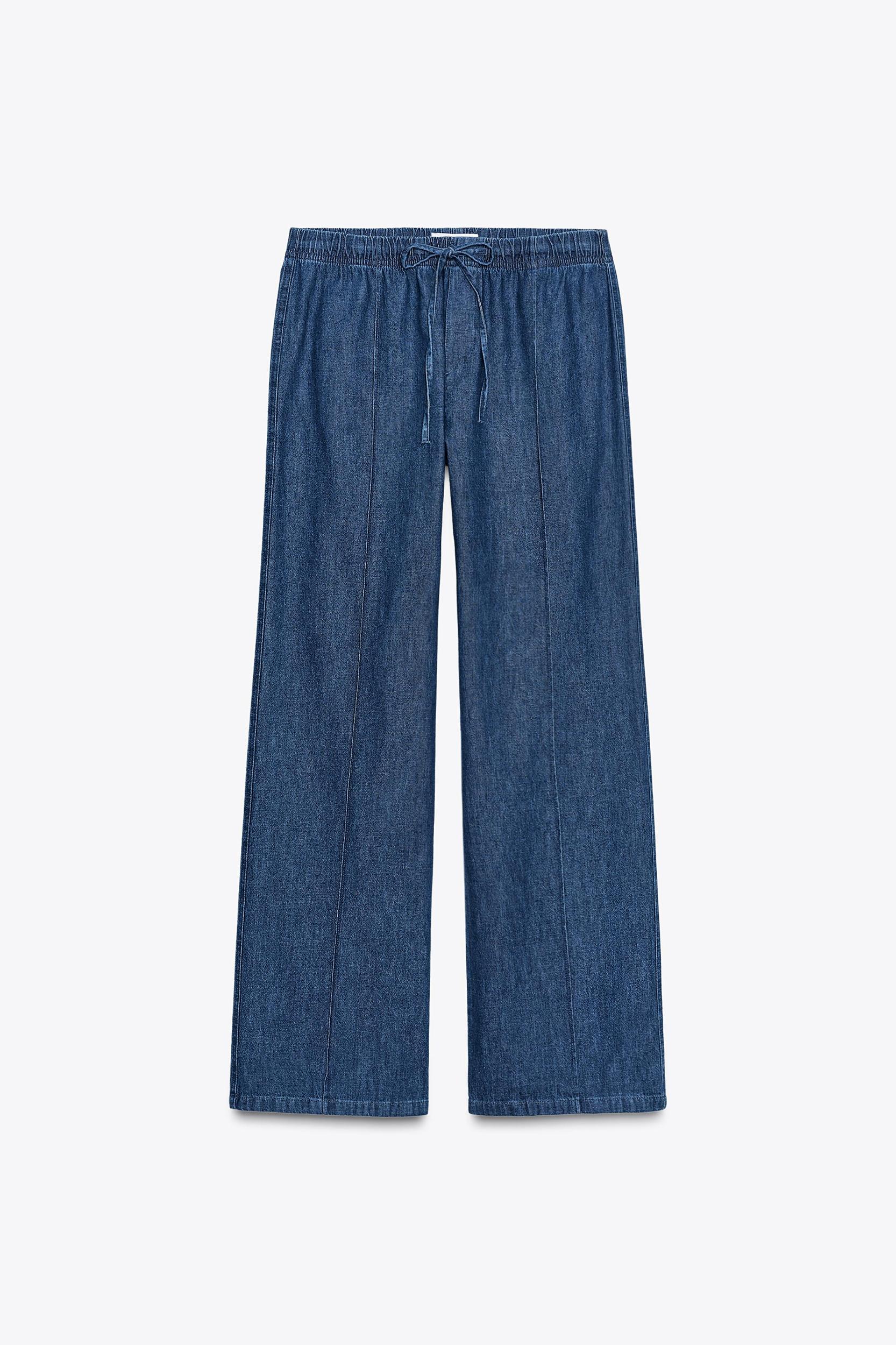 TRF DENIM PAJAMA PANTS Product Image