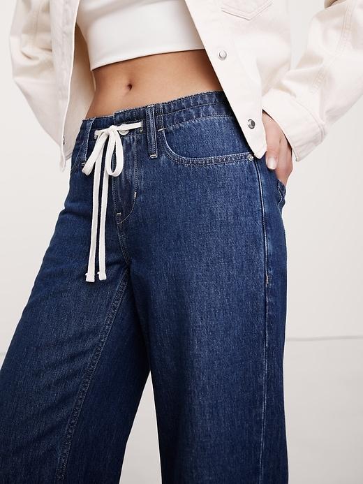 Loose Drawstring Jean Product Image