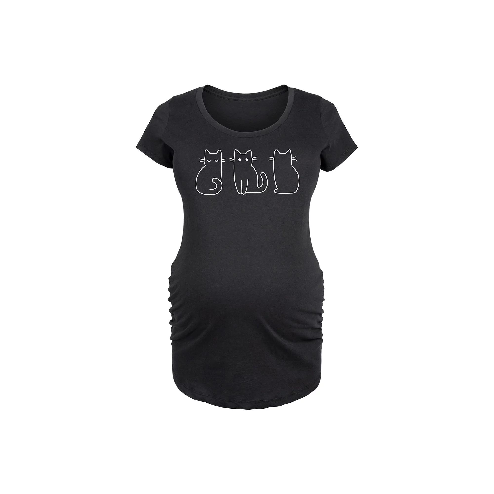 Maternity Mama Claus Varsity Graphic Tee, Women's,  Product Image