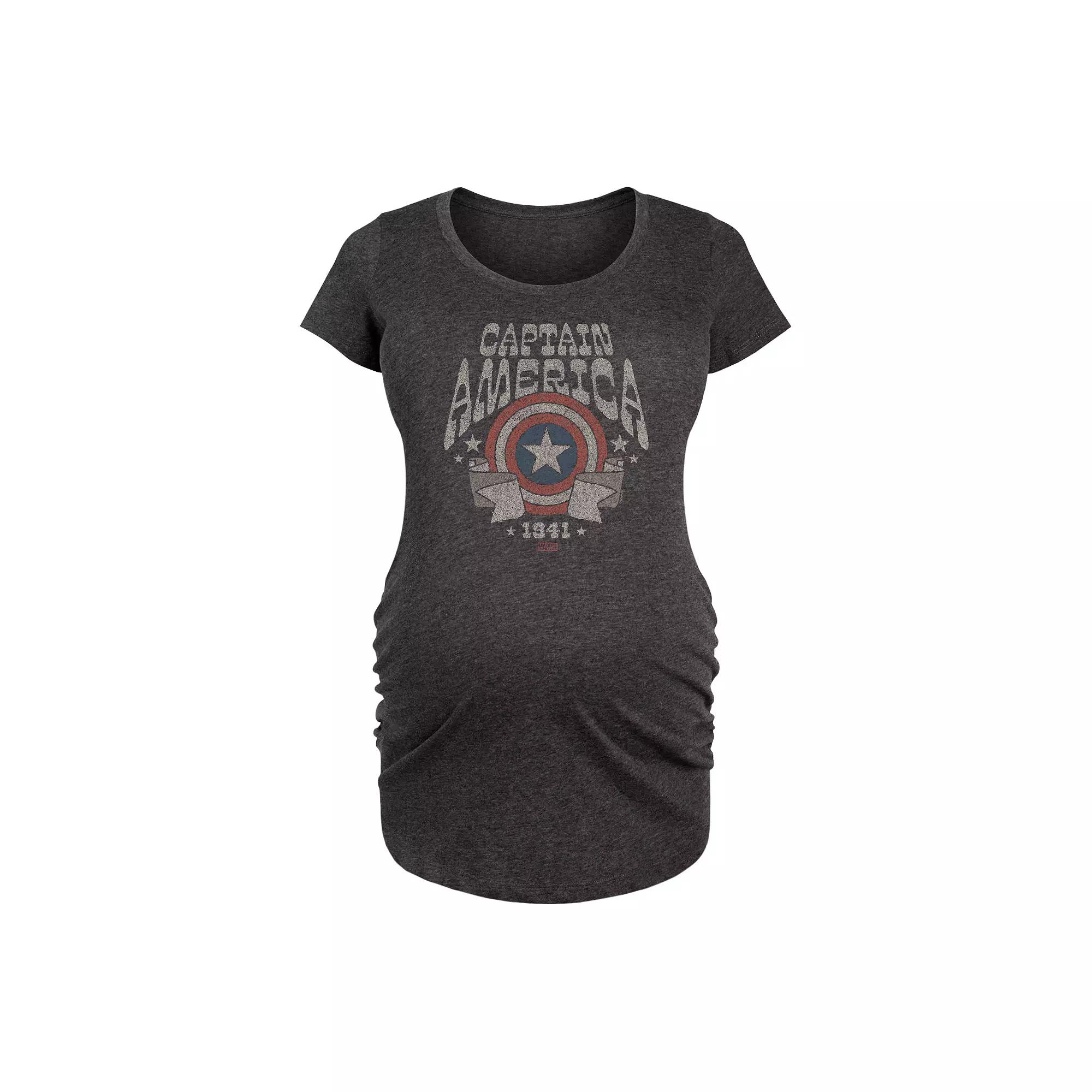 Disney's Minnie Mouse Maternity Americana Graphic Tee, Women's,  Product Image