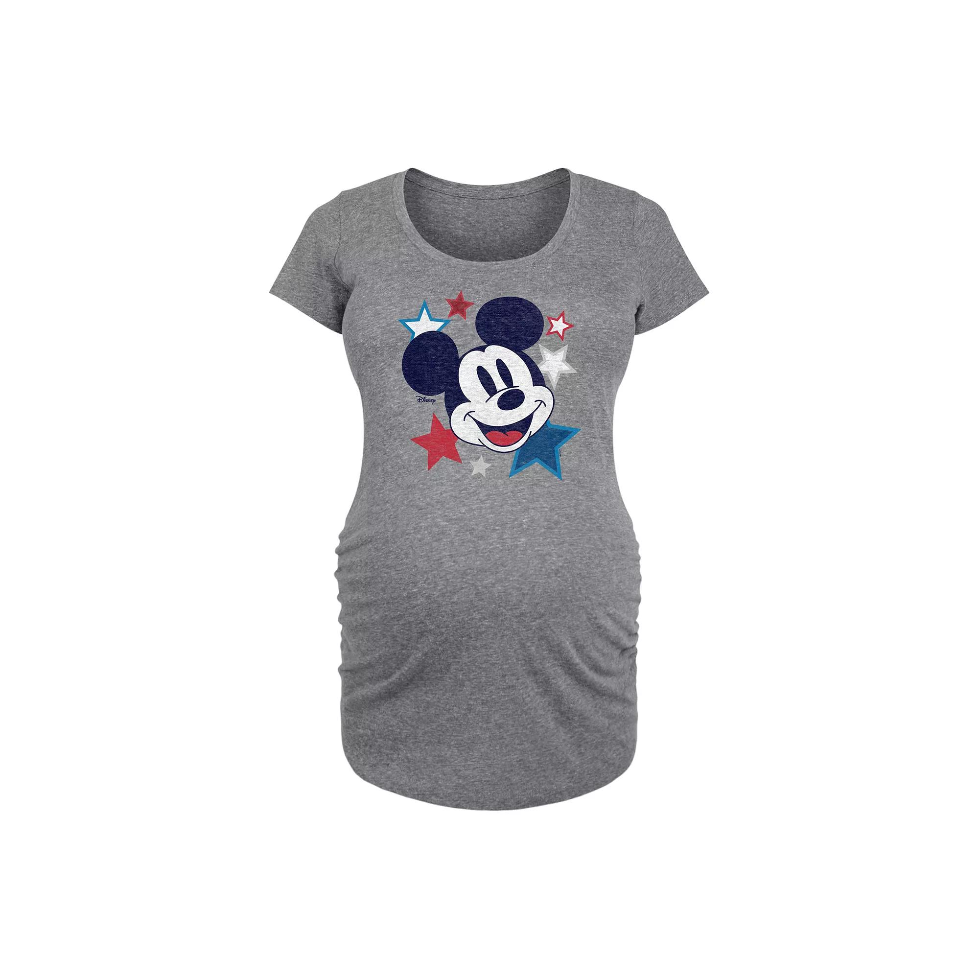 Disney's Mickey Mouse Maternity Stars USA Graphic Tee, Women's,  Product Image