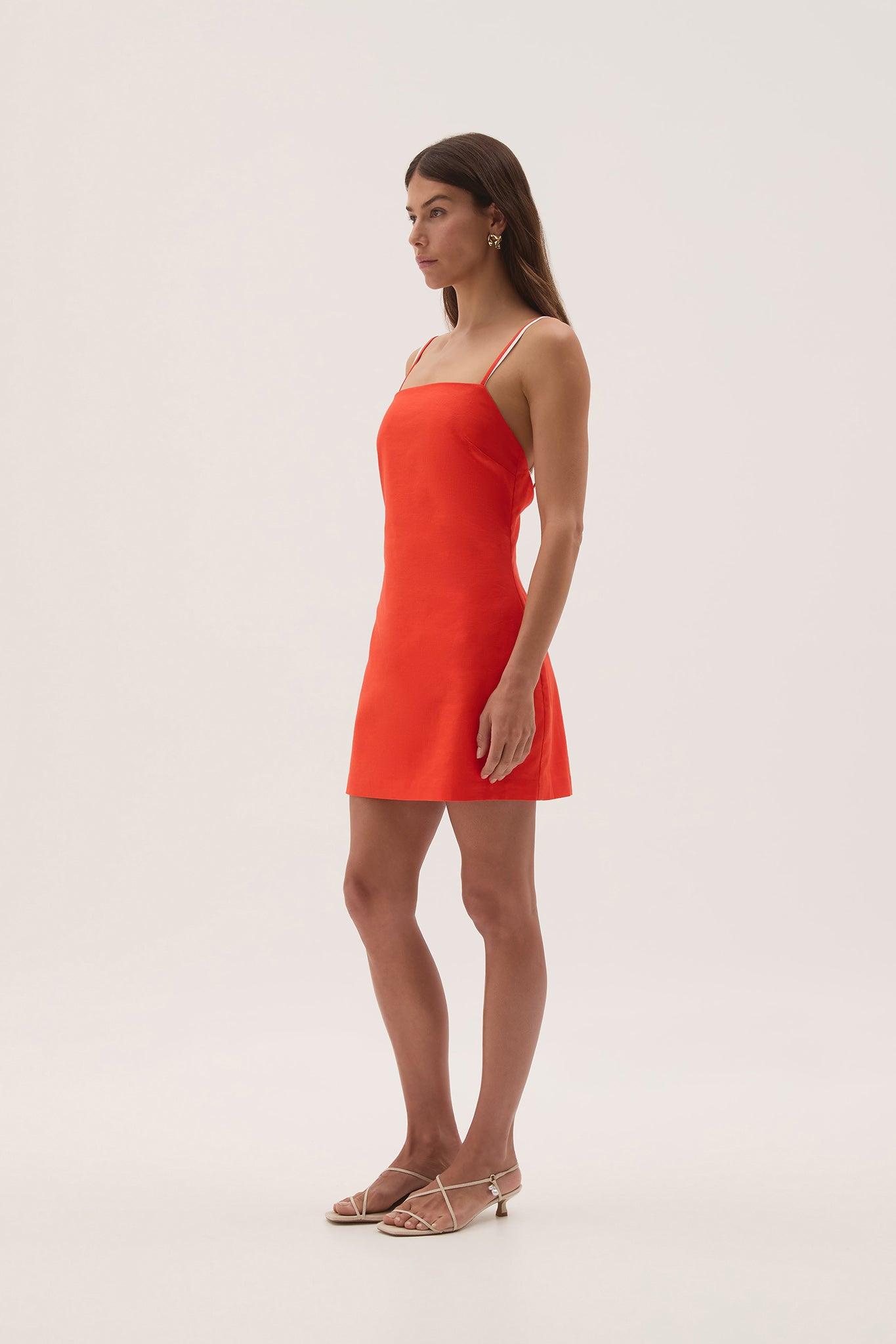 Daze Low Back Mini Dress Product Image