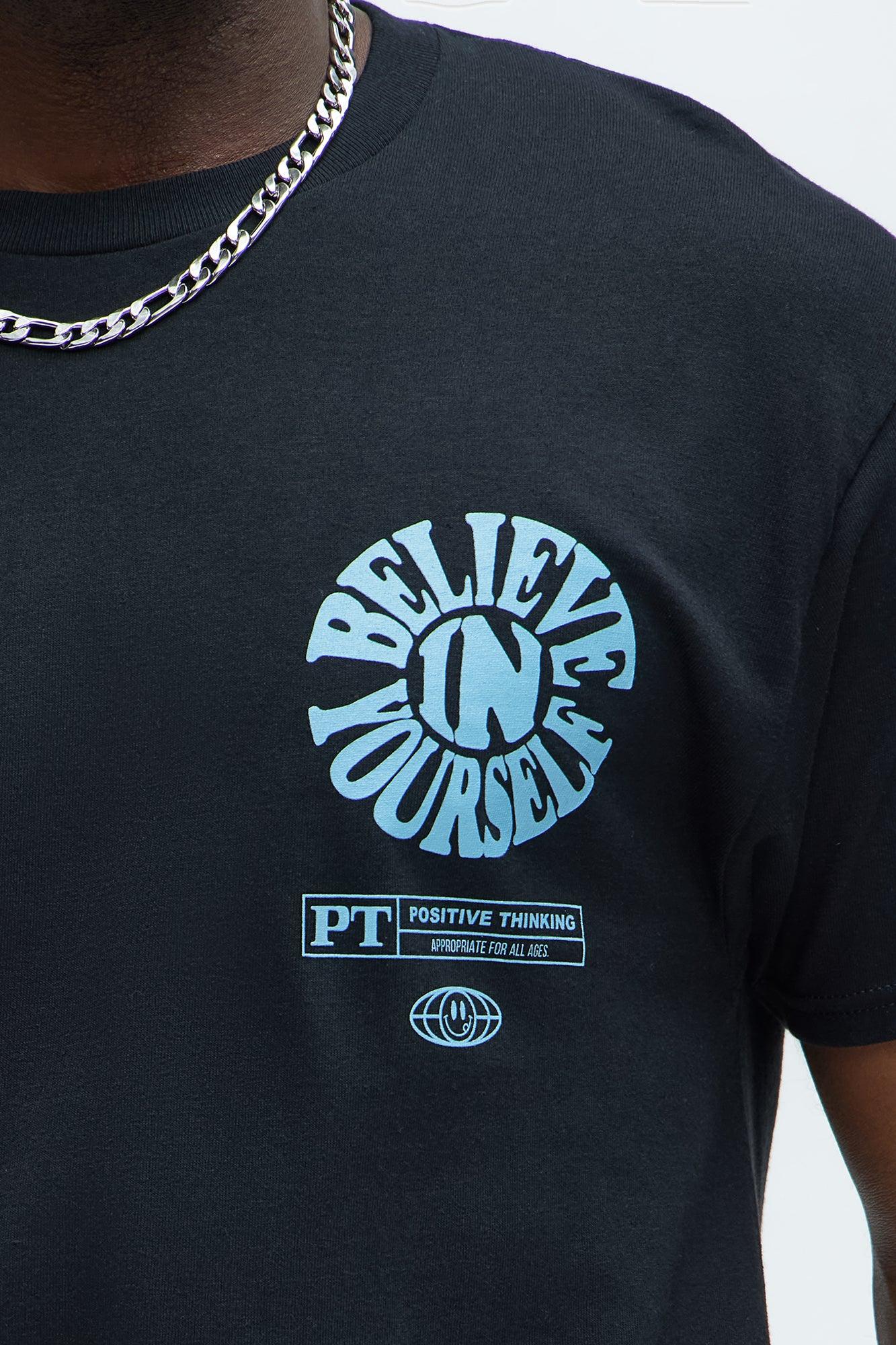 Always Believe In Yourself Short Sleeve Tee - Black Product Image