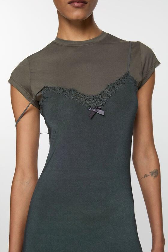 Layered jersey dress Product Image