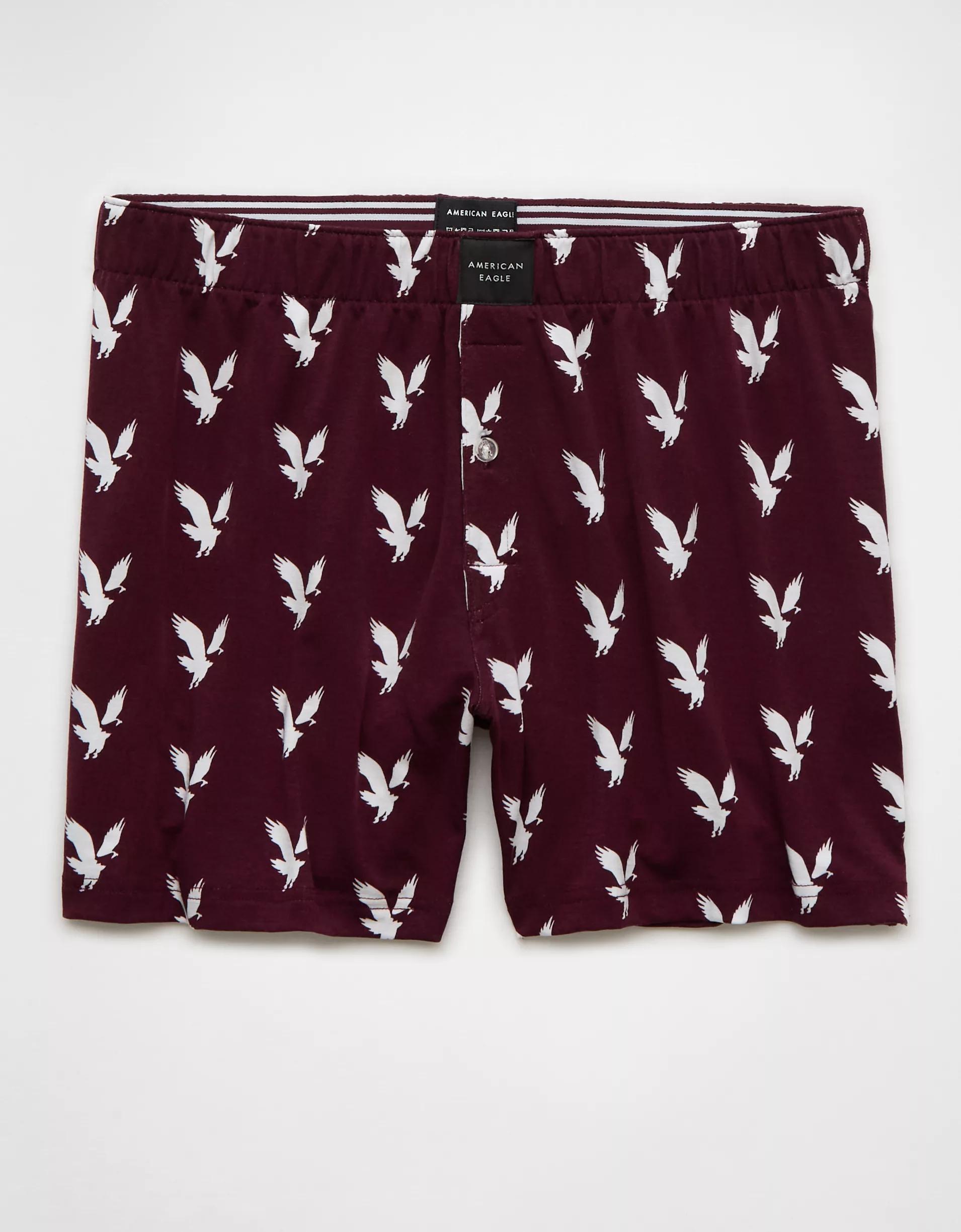 AEO Men's Eagles Slim Knit Ultra Soft Boxer Short Product Image