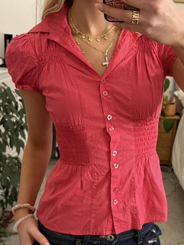 Retro Short Sleeves Shirts Product Image