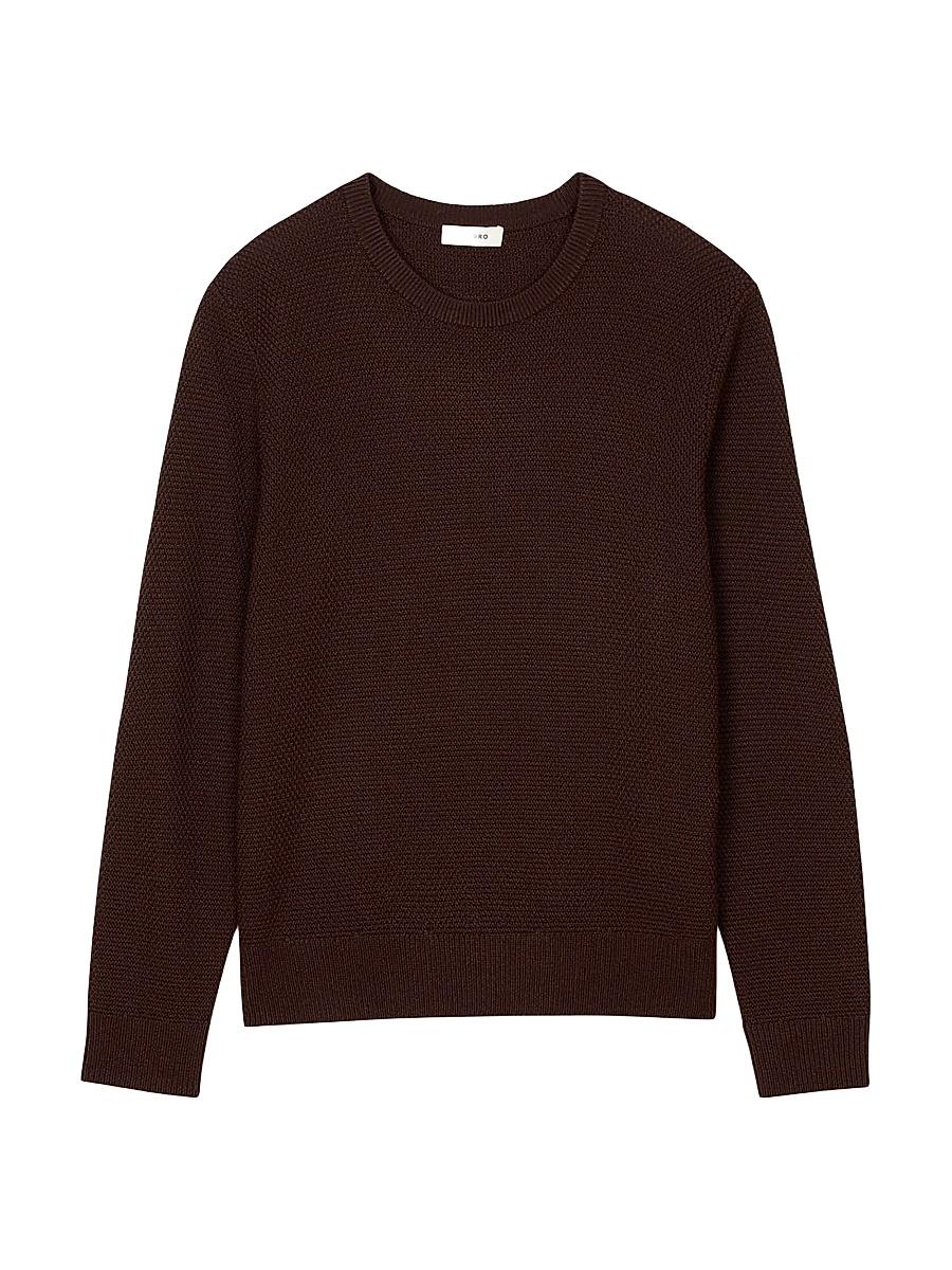 Mens Textured Knit Sweater Product Image