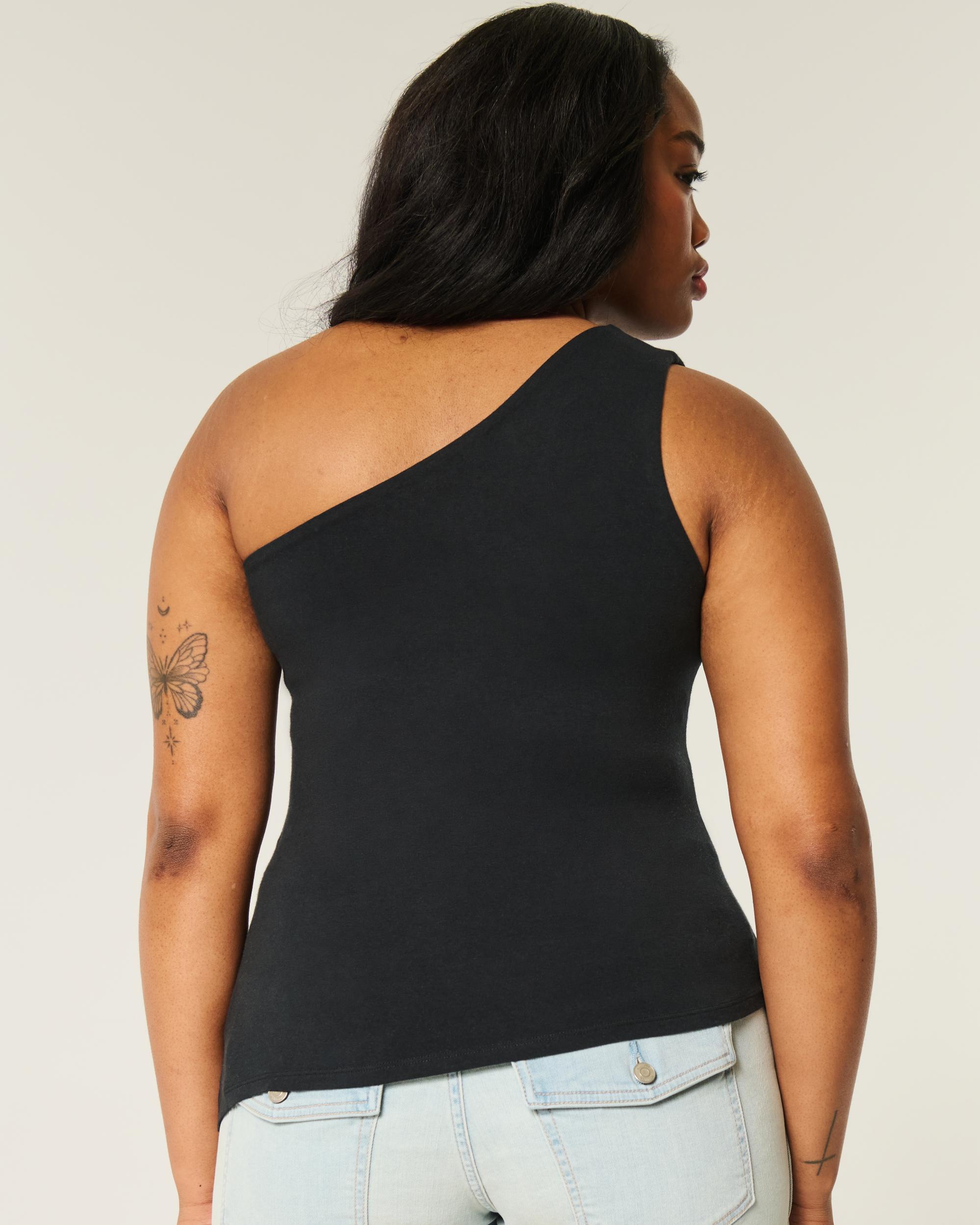 Asymmetrical One-Shoulder Top Product Image