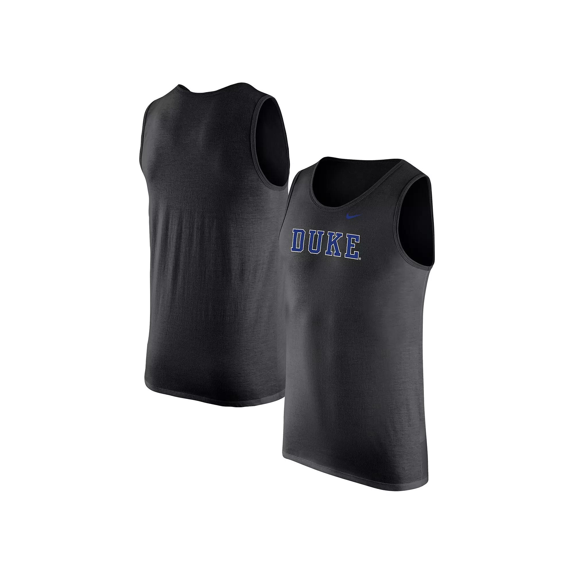 Men's Nike Black Duke Blue Devils Tank Top,  Product Image
