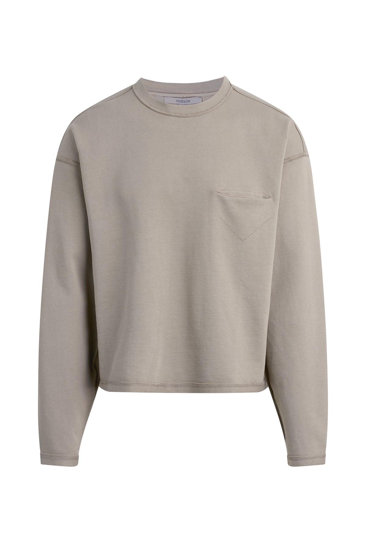 French Terry Crewneck Sweatshirt Male Product Image