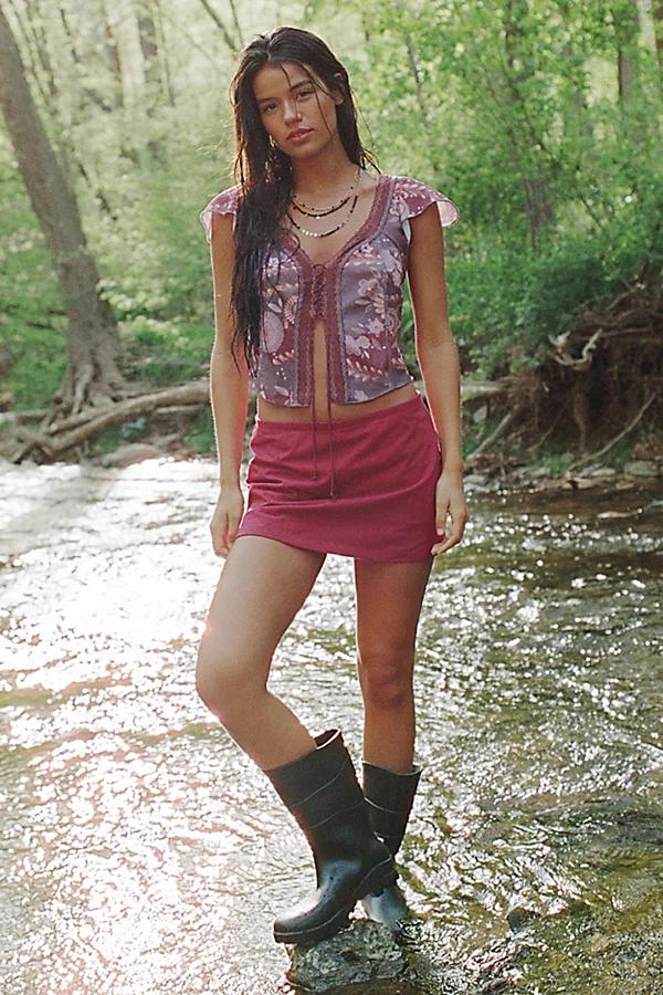 Out From Under Bec Low-Rise Micro Mini Skort Womens at Urban Outfitters Product Image