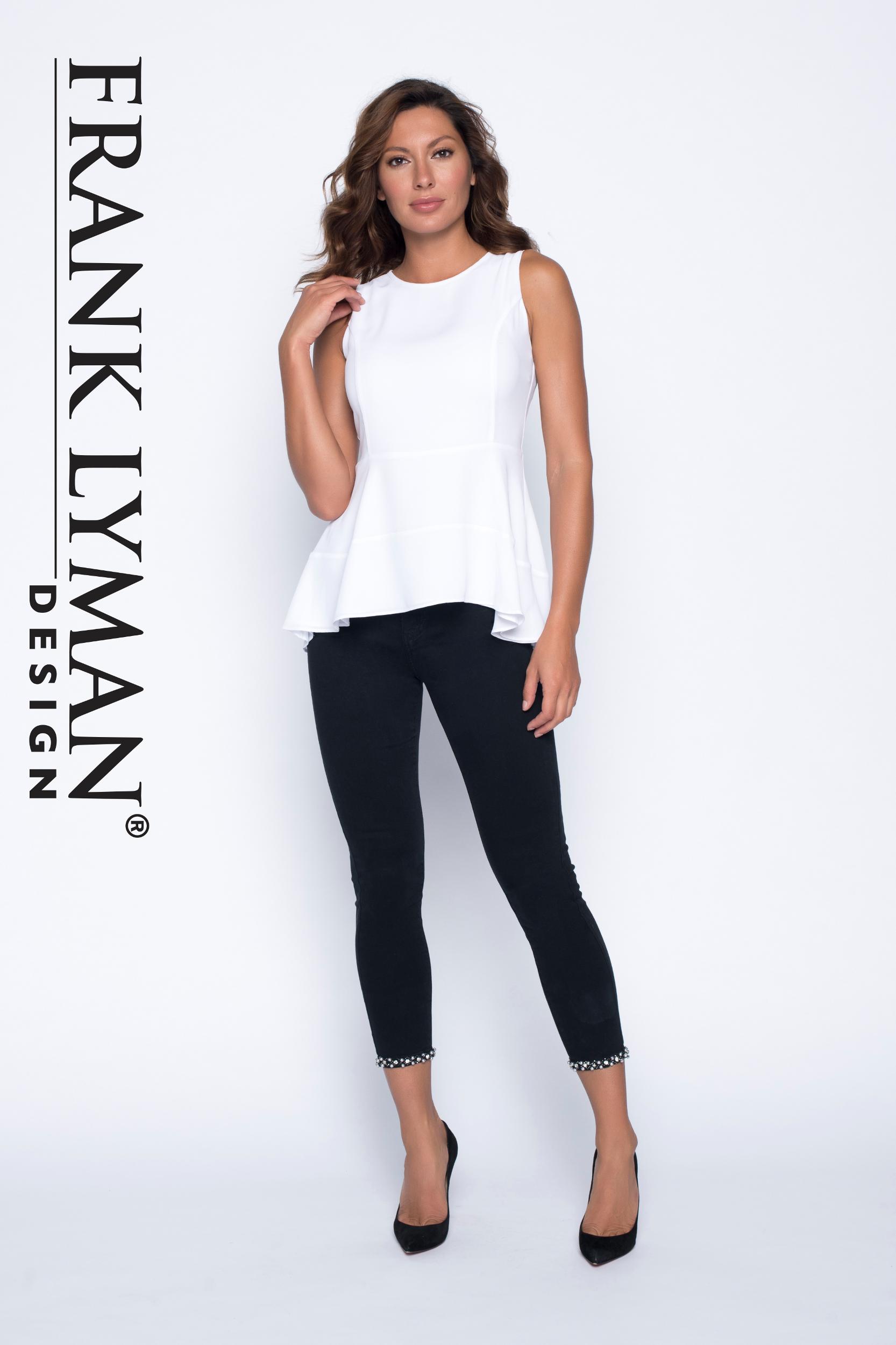 Woven Jeans with Hem Detail Product Image