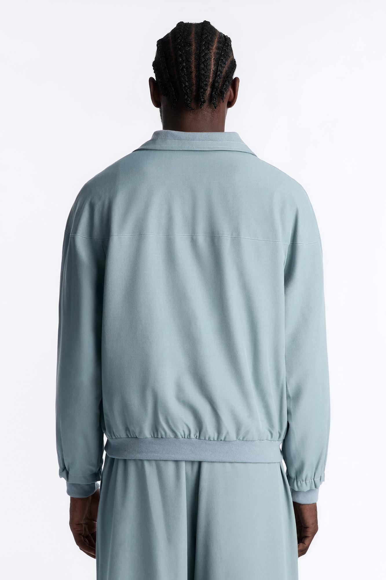 Relaxed Pearson Wave Casual Blazer - Blue Male Product Image