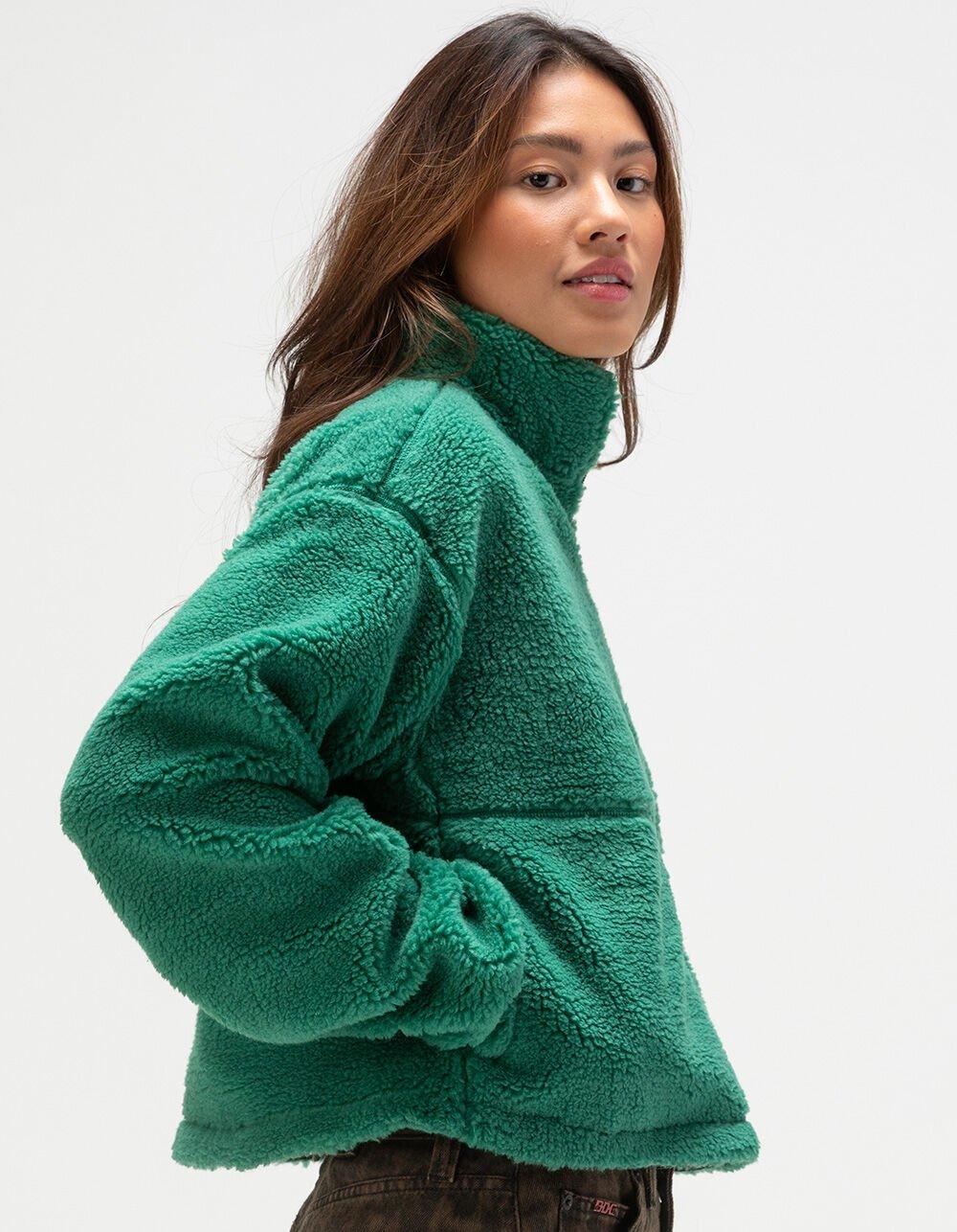 THE NORTH FACE Half Zip Womens Pullover - EMERALD Product Image