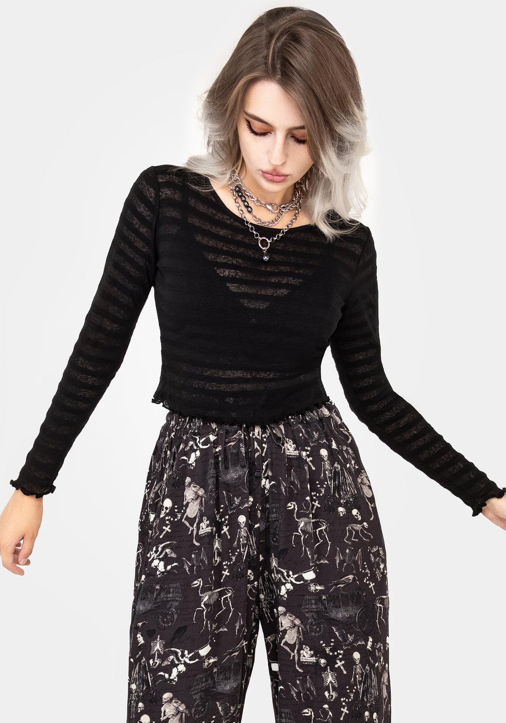 Gomez Striped Crop Product Image