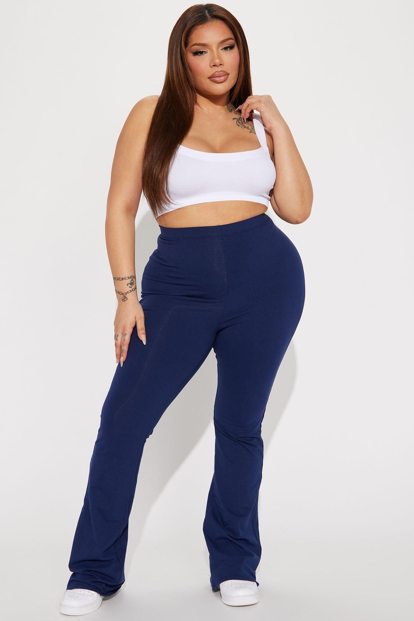 Adriana Flare Pant - Navy Product Image