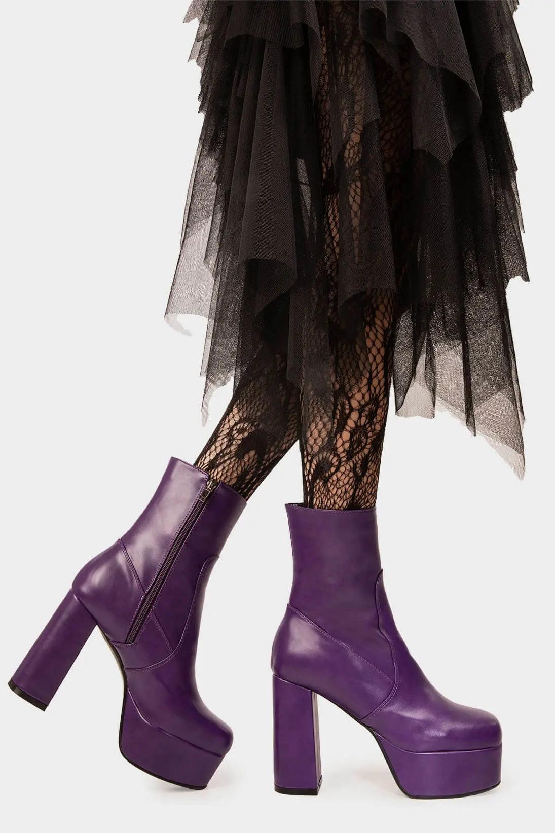 Making Moves Platform Ankle Boots Product Image