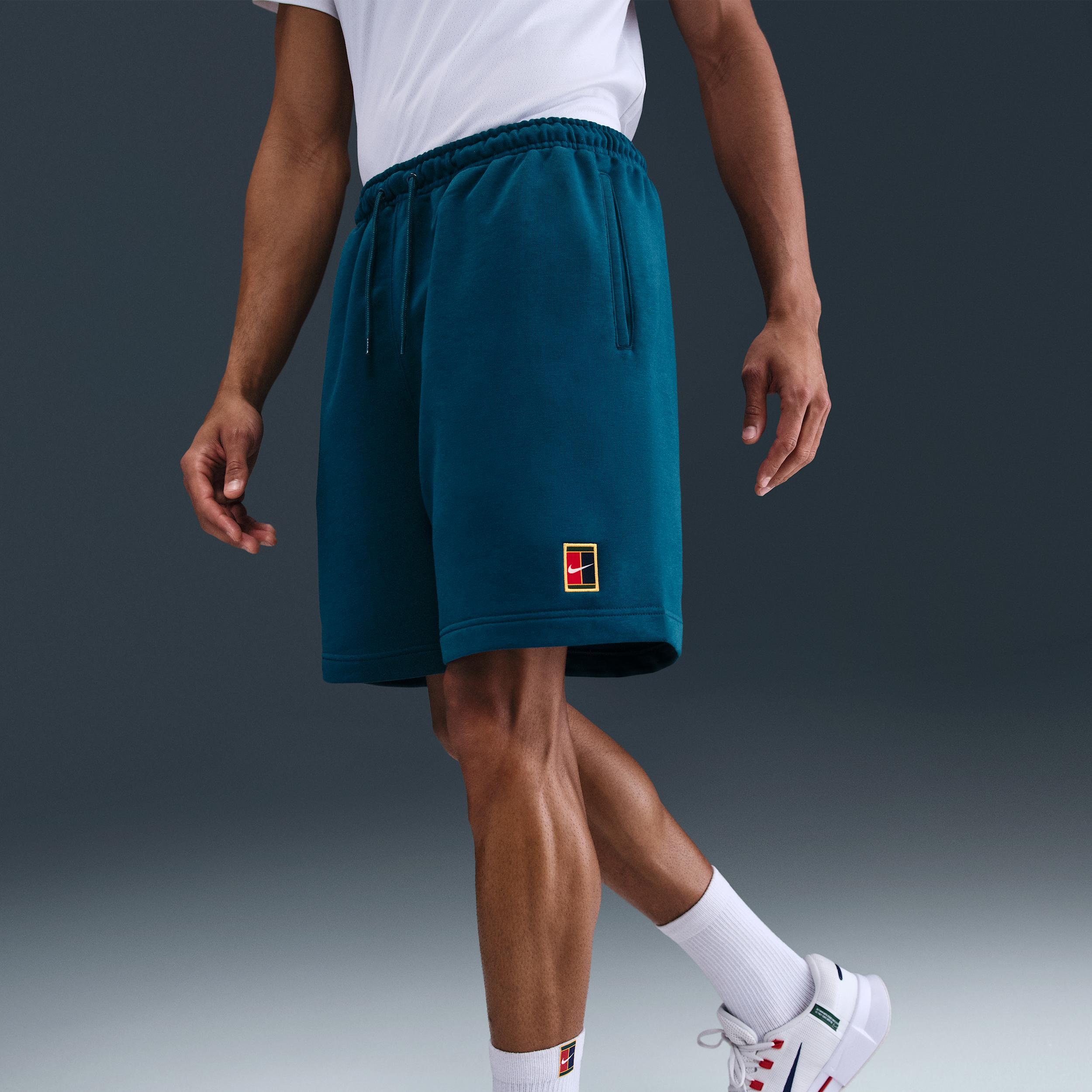 Nike Men's Court Heritage Dri-FIT Fleece Tennis Shorts Product Image