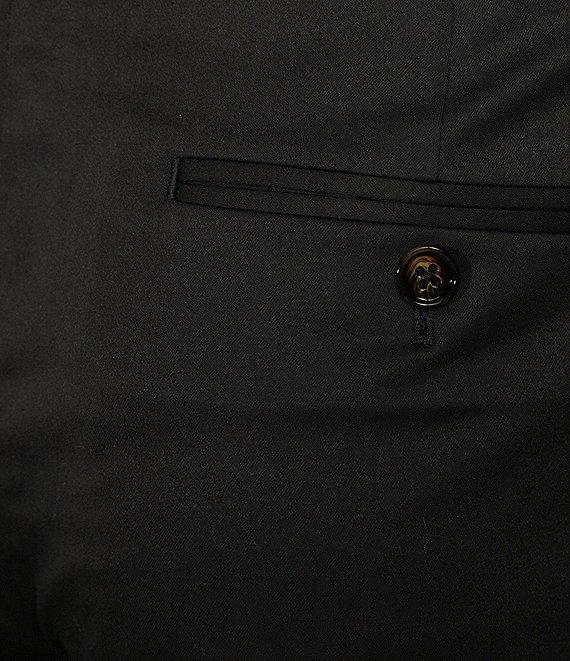 Murano Alex Slim Fit Sateen Suit Separates Solid Dress Pants Product Image