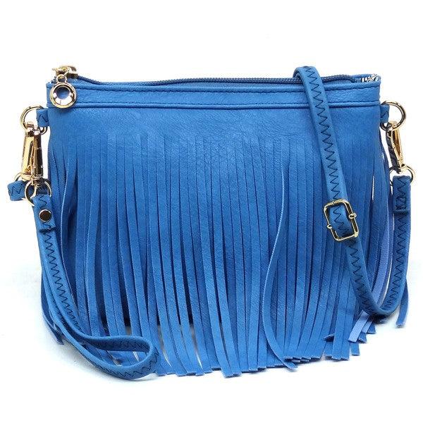 Western Fringe Clutch Cross Body Bag Product Image