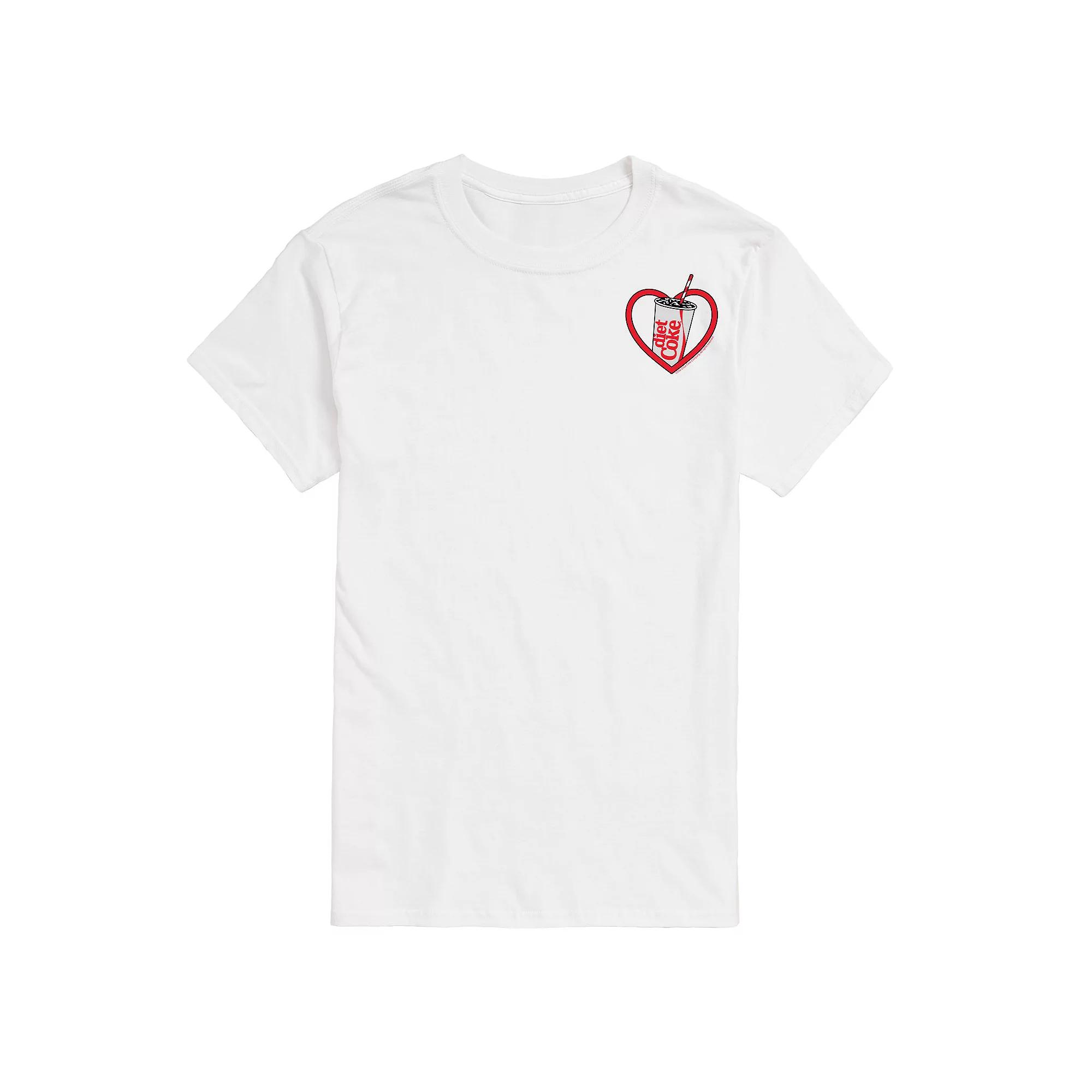 Men's Diet Coke Heart Graphic Tee,  Product Image