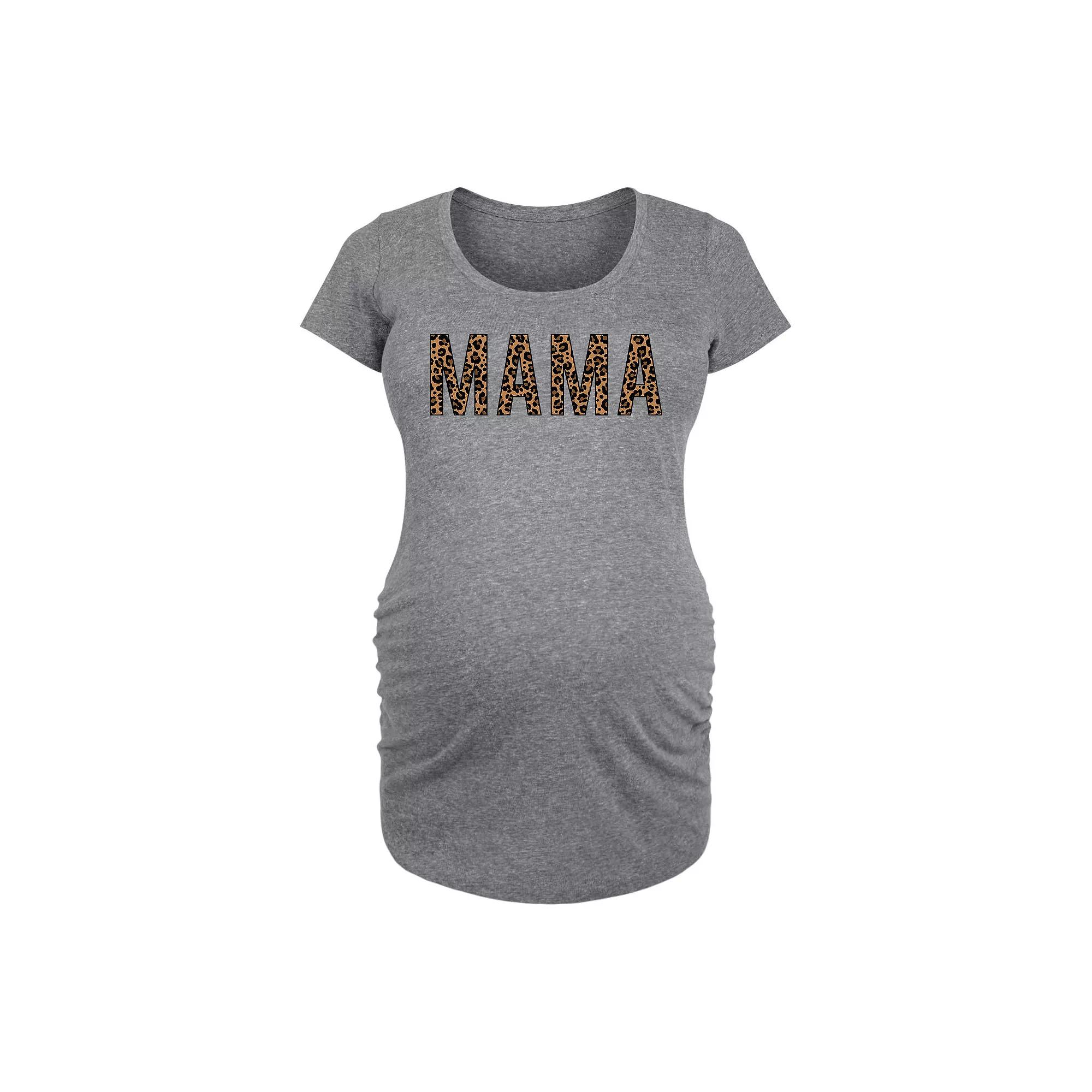 Maternity Mama Leopard Graphic Tee, Women's,  Product Image