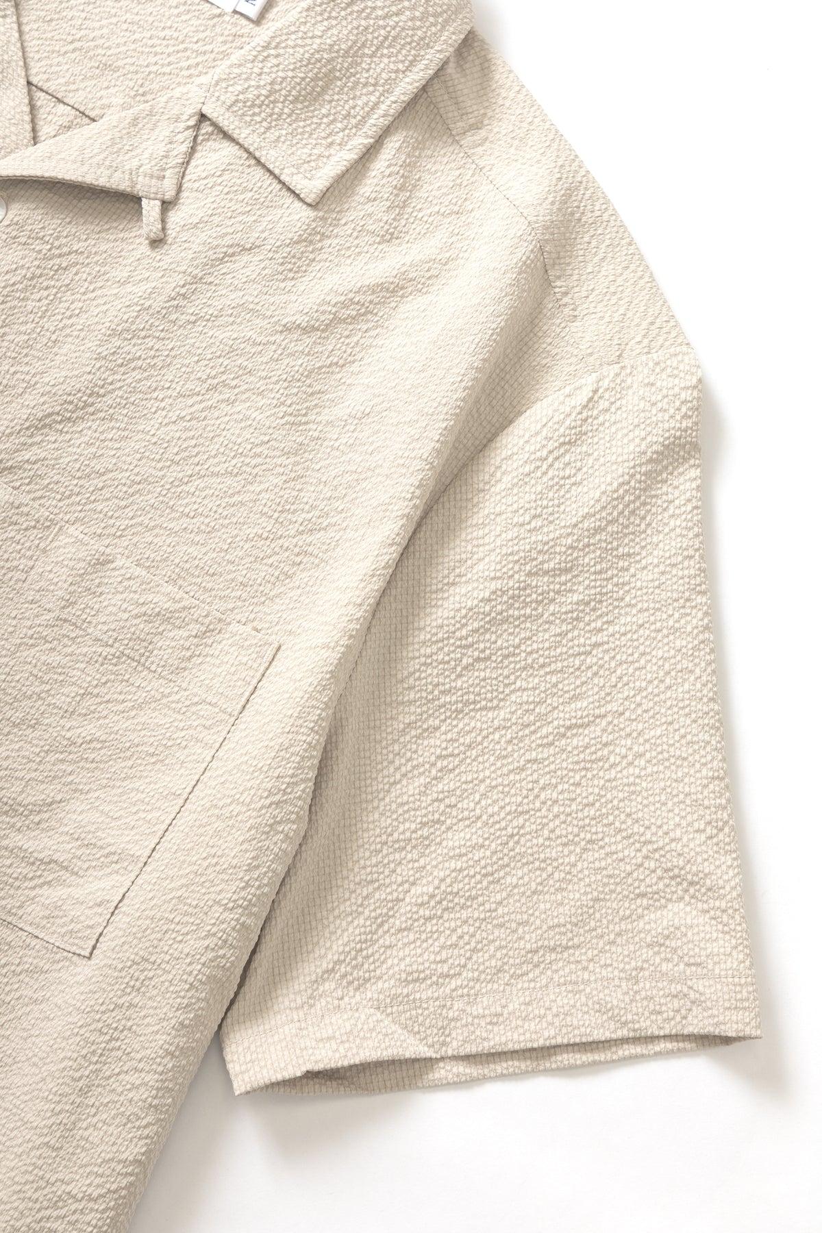 Blacksmith - Seersucker Resort Shirt - Dove Product Image