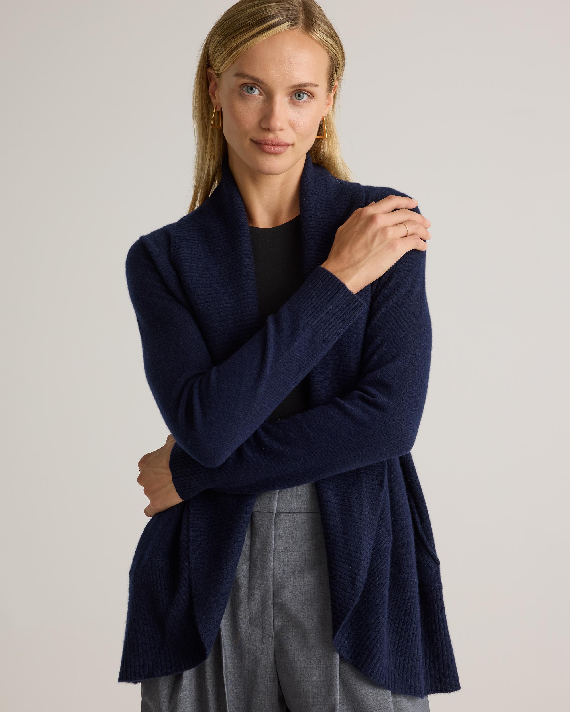 Quince | Women's Mongolian Cashmere Open Cardigan Sweater Size XL Product Image