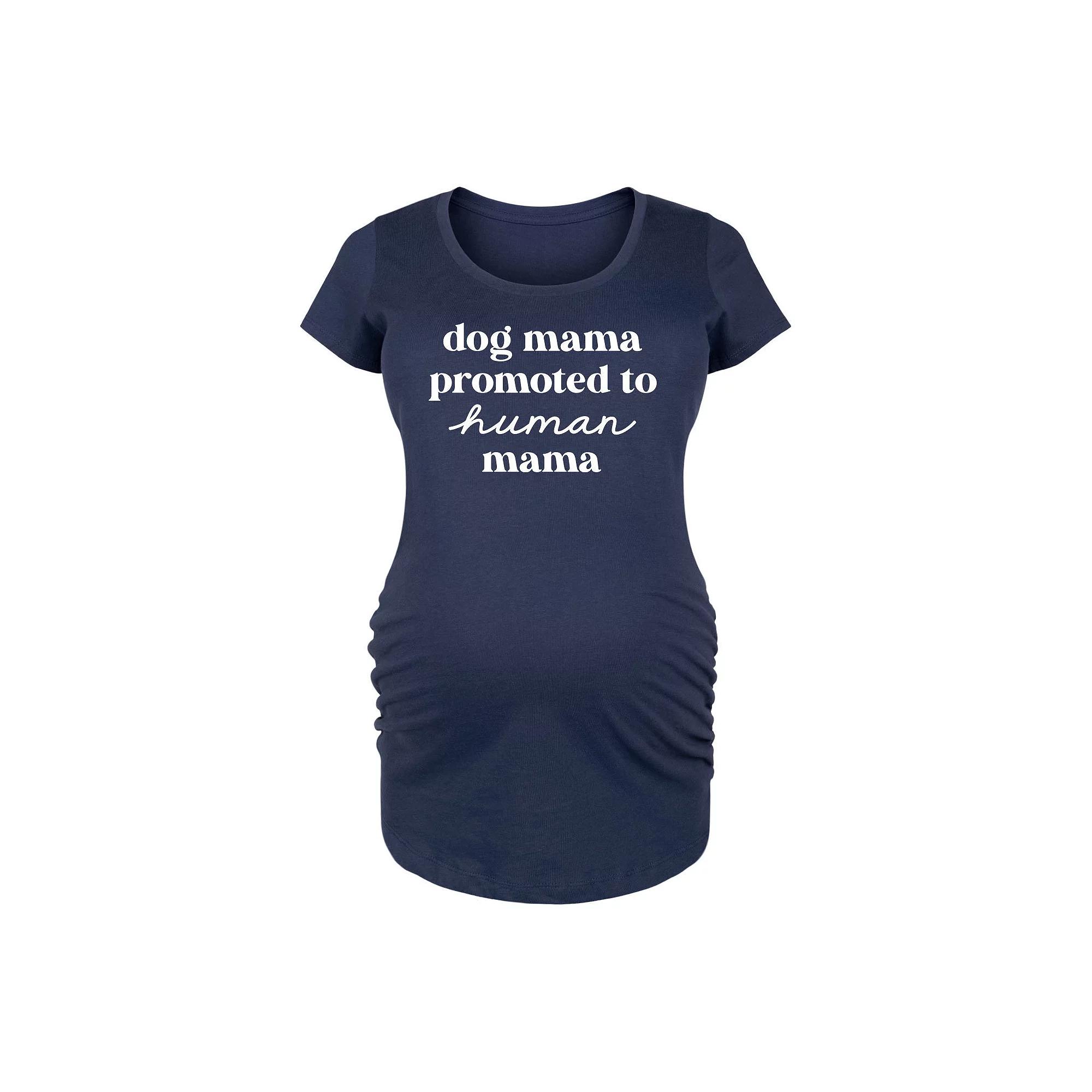 Maternity Dog Mama To Human Mama Graphic Tee, Women's,  Product Image