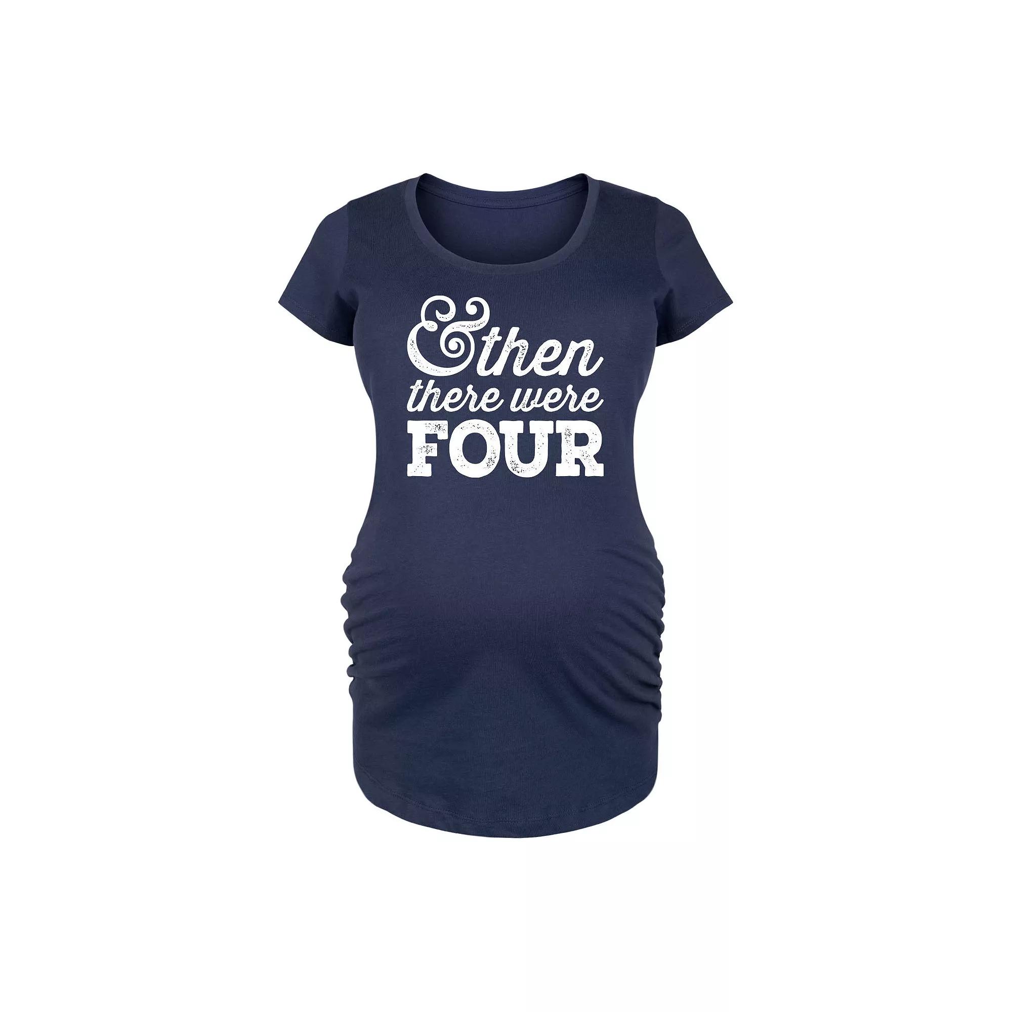 Maternity And Then There Were Four Graphic Tee, Women's,  Product Image