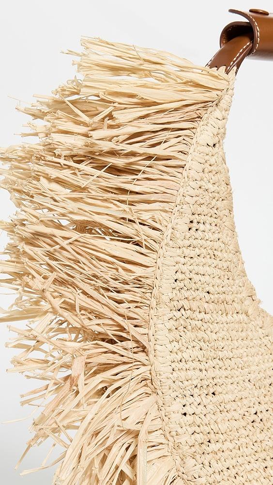 STAUD Moon Raffia Tote Bag | Shopbop Product Image