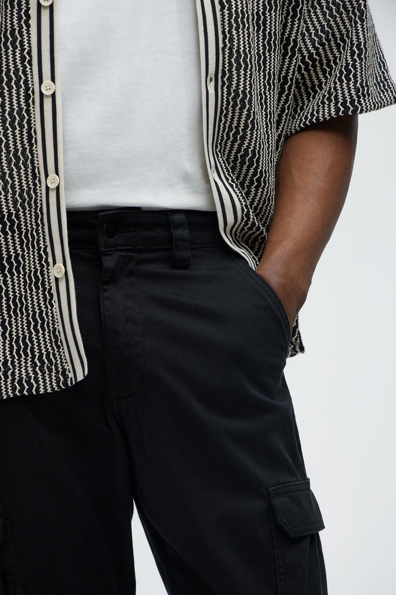 Slim Kryptonite Cargo Jogger - Black Product Image