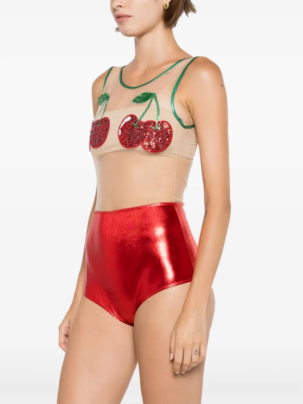 Carnaval/Festival sequin-embellished metallic one-piece Product Image