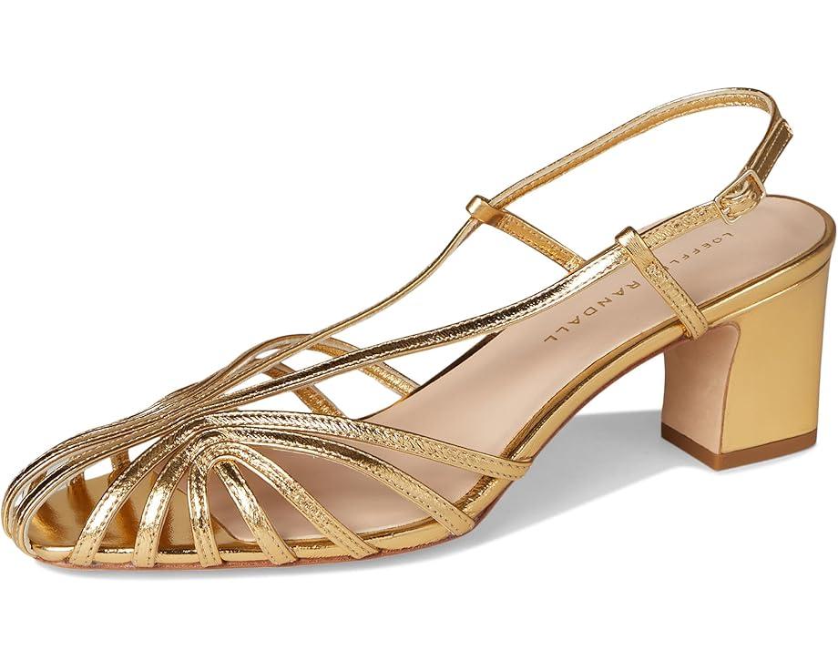 Women's Loeffler Randall Priscilla Lattice Slingback Mid Heel Sandals Product Image