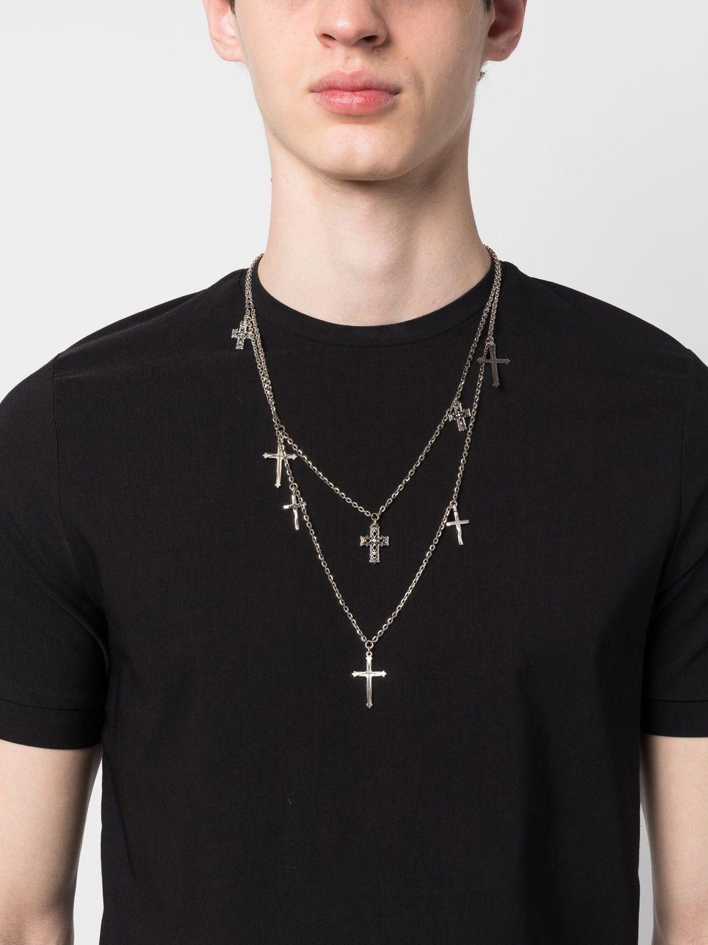 Crosses double chain necklace Product Image