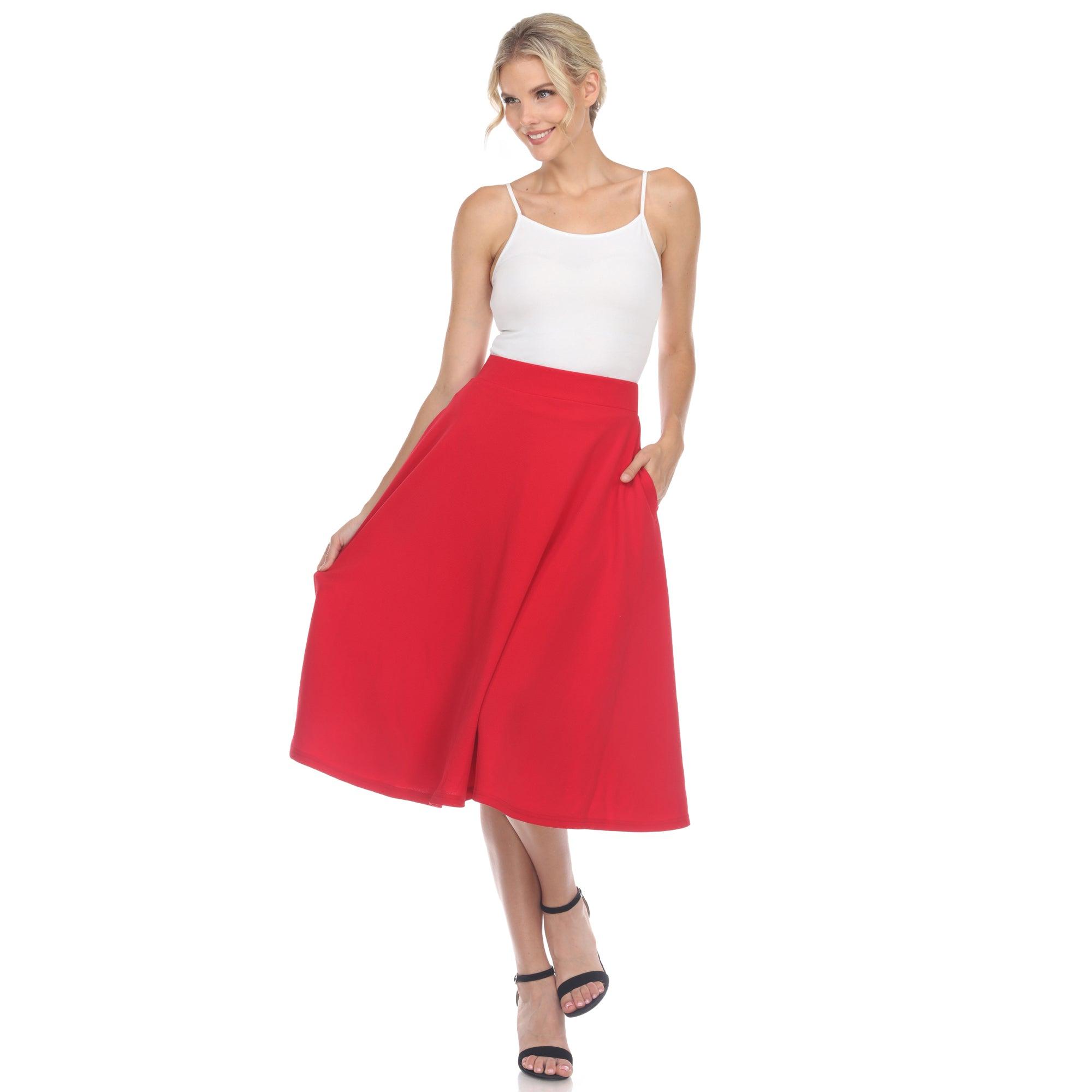 Tasmin Flare Midi Skirts Product Image