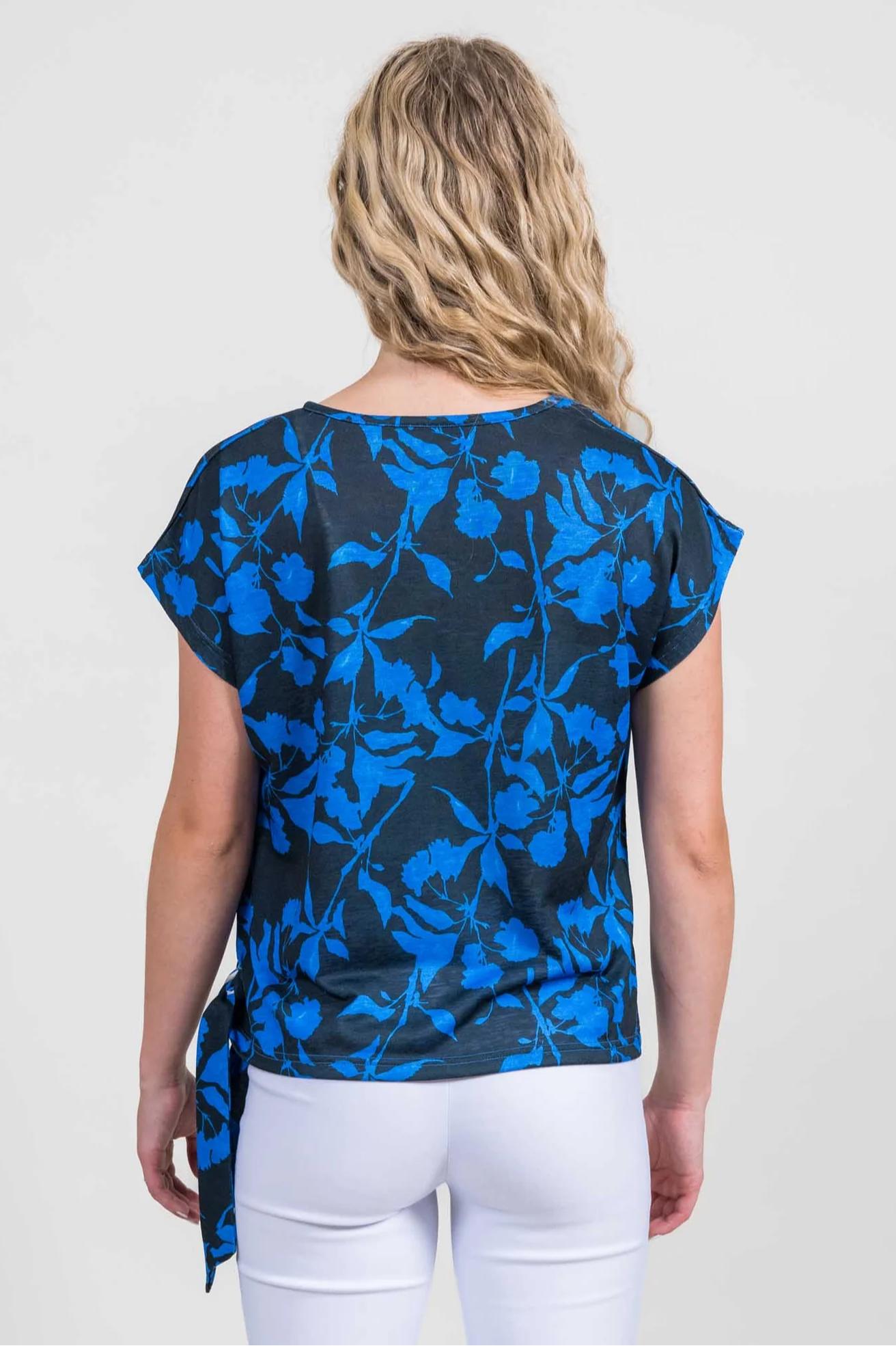 Short sleeve side tie tee Product Image