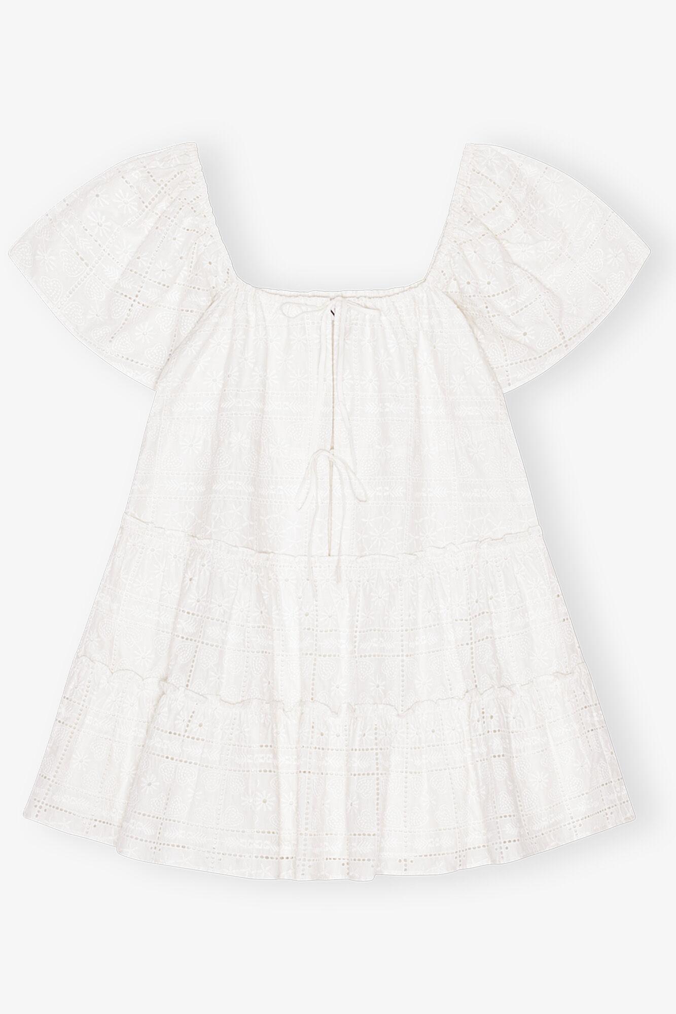 White Broderie Anglaise Layer Dress Product Image