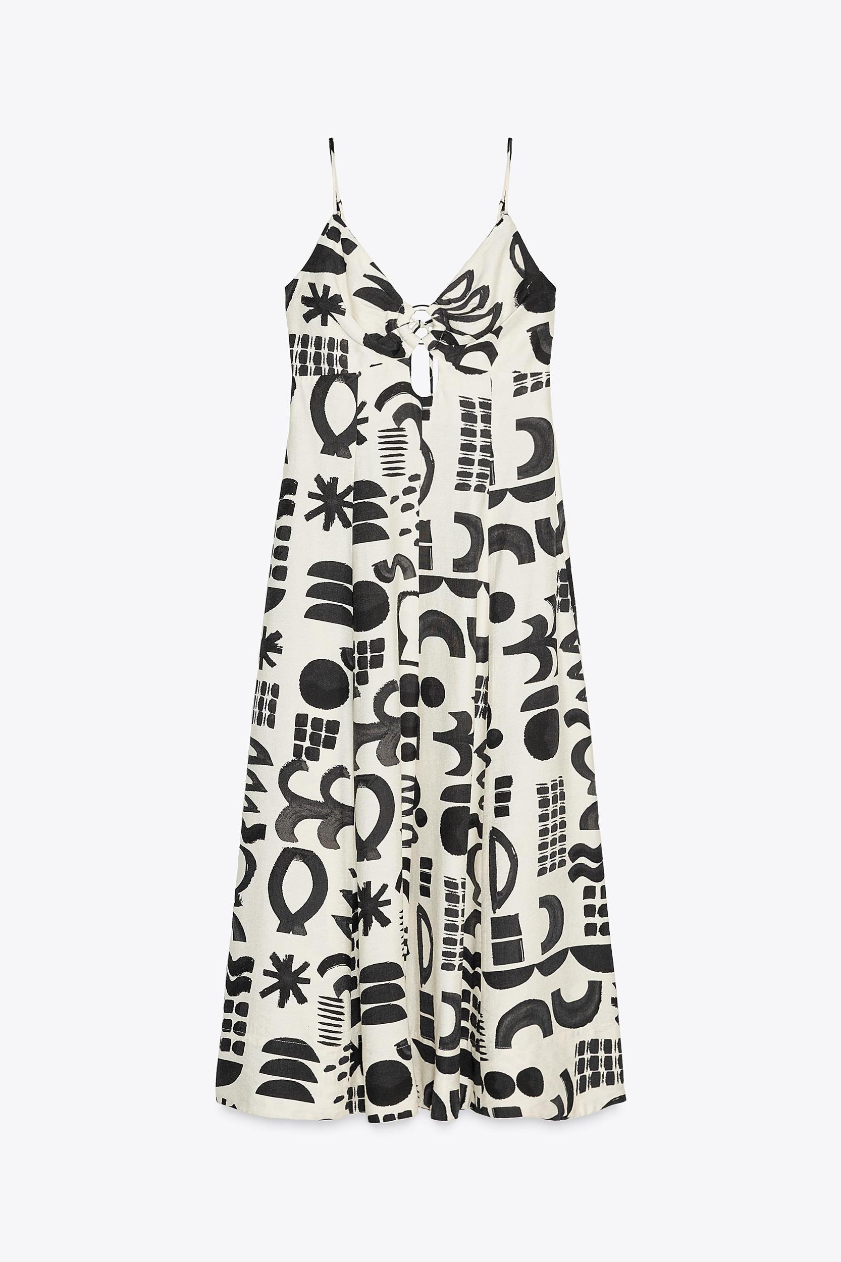 PRINTED CUT OUT DRESS Product Image