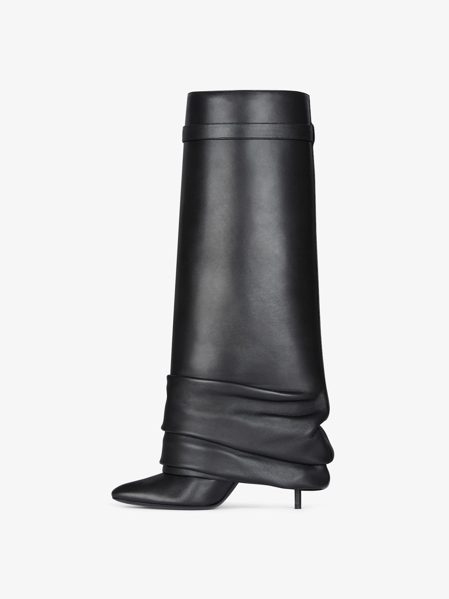 Shark Lock Stiletto boots in nappa leather Product Image