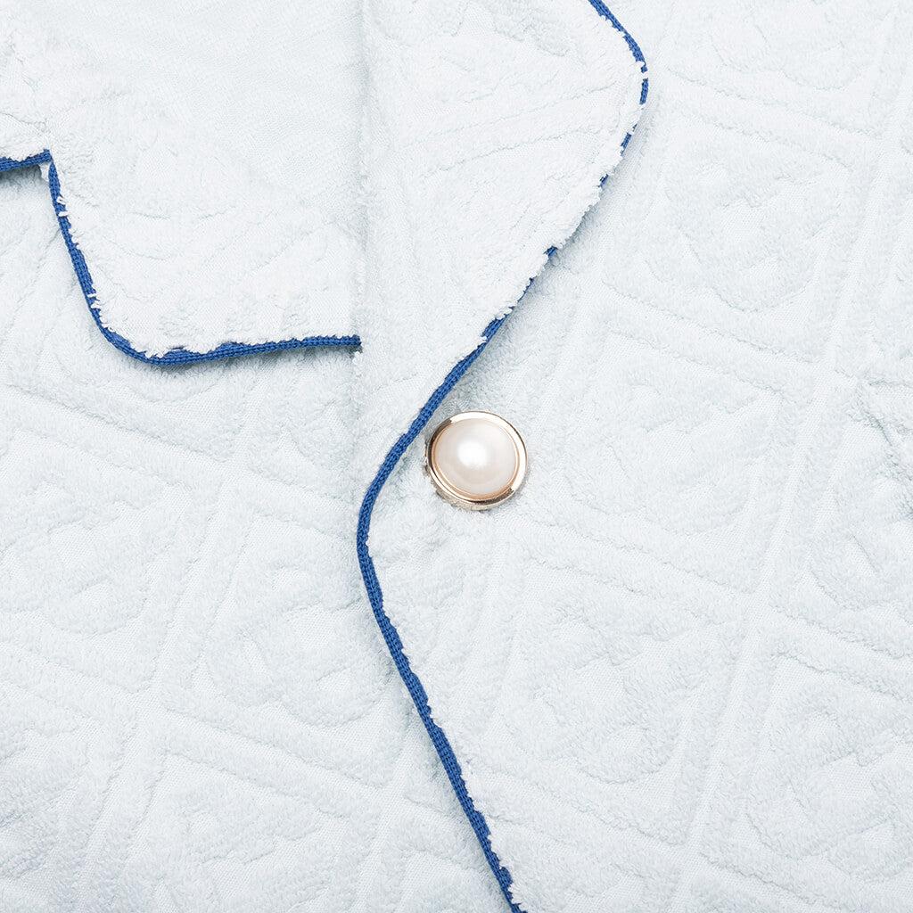 Open Collar Shirt - Light Blue Male Product Image