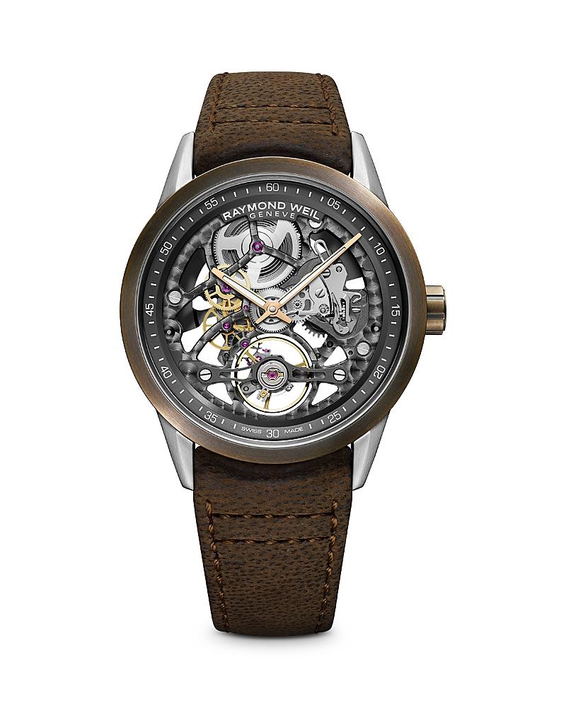 Mens Freelancer Skeleton Rubber-Strap Watch Product Image