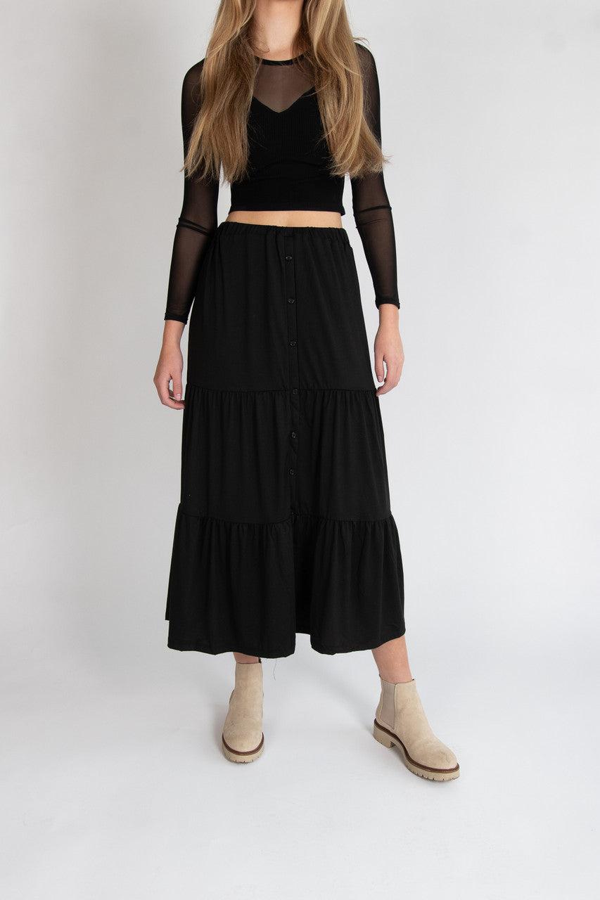 Cable Knit Mock Neck Crop Top Product Image